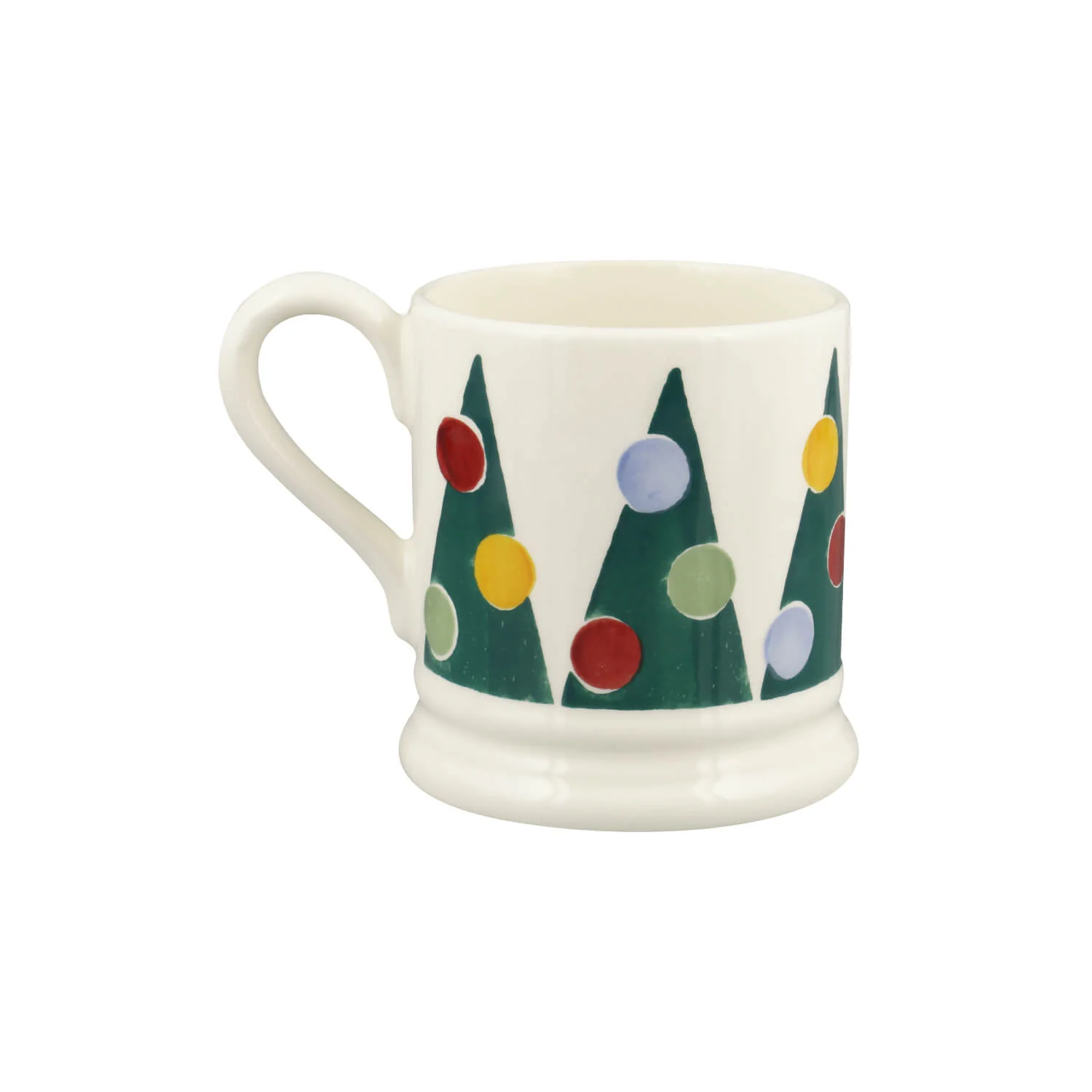 Emma Bridgewater Festive Half Pint Mug - Polka Xmas Trees - Image 4