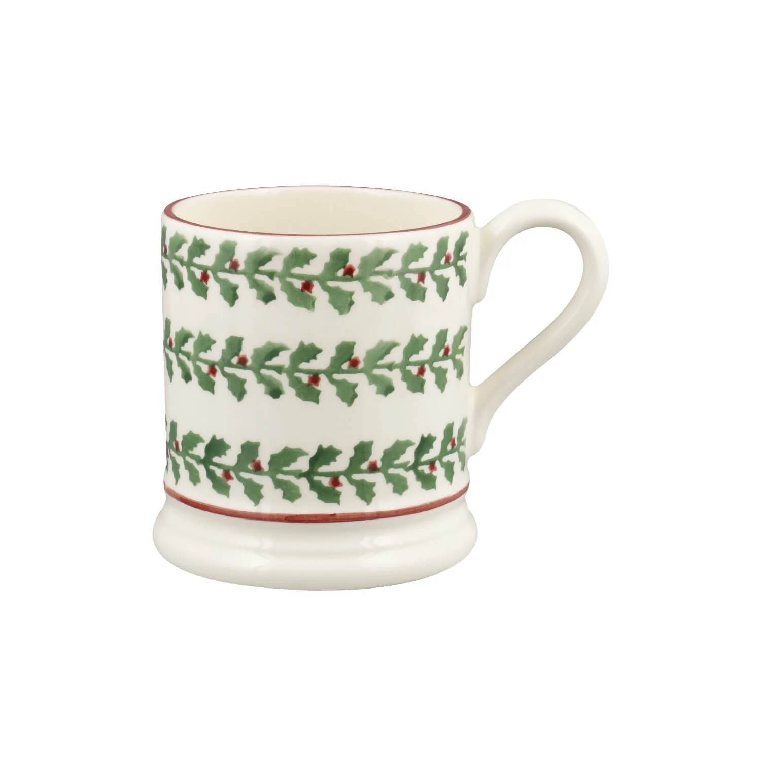 Emma Bridgewater Festive Half Pint Mug - Tiny Holly