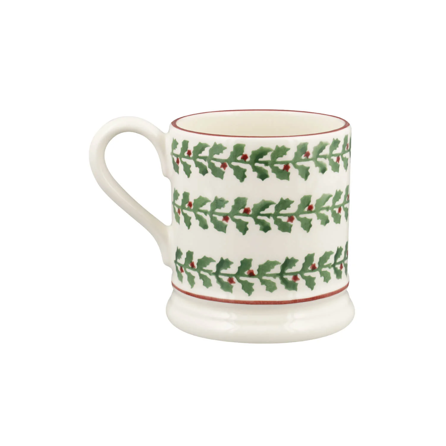 Emma Bridgewater Festive Half Pint Mug - Tiny Holly - Image 4