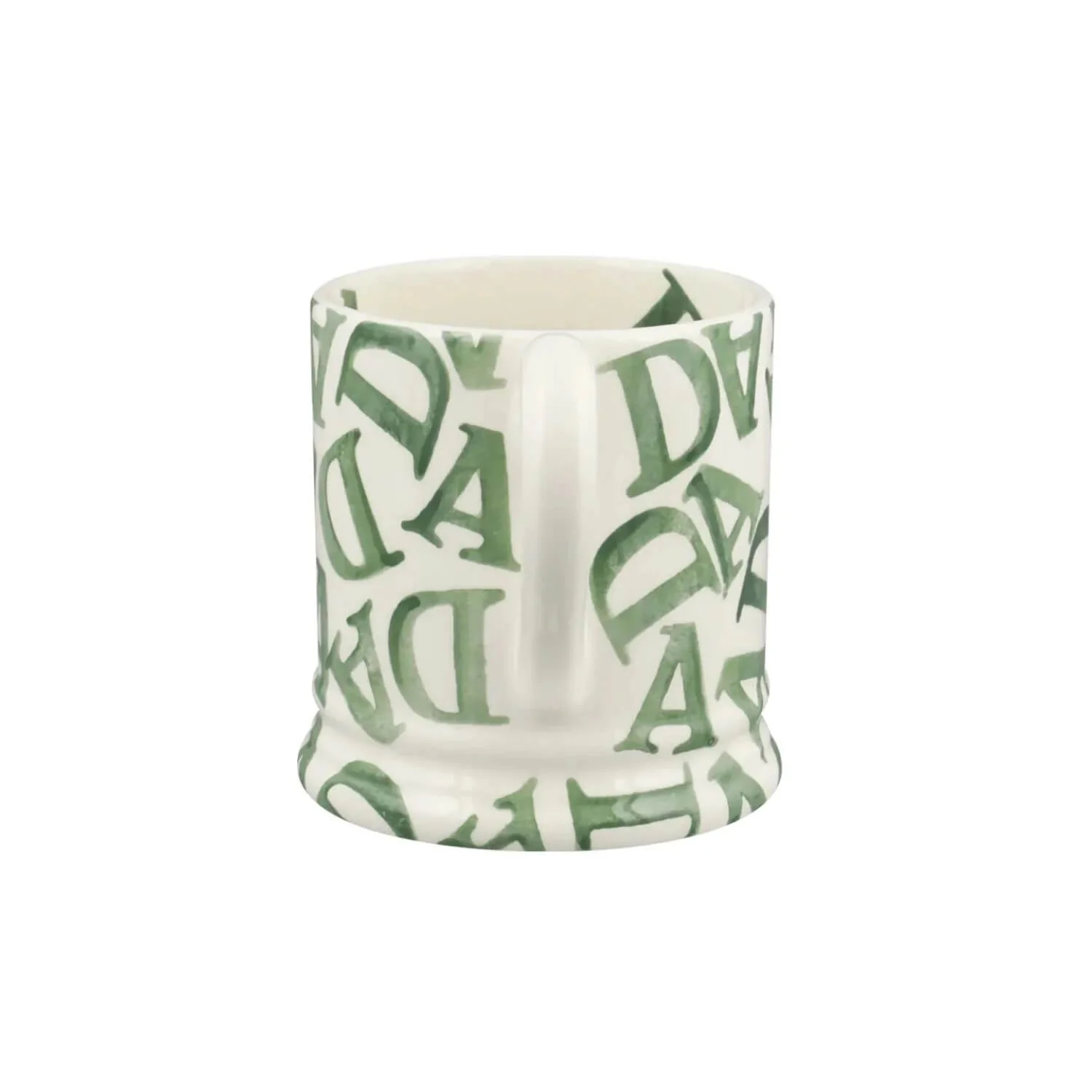 Emma Bridgewater Half Pint Mug - D.A.D Green - Image 3