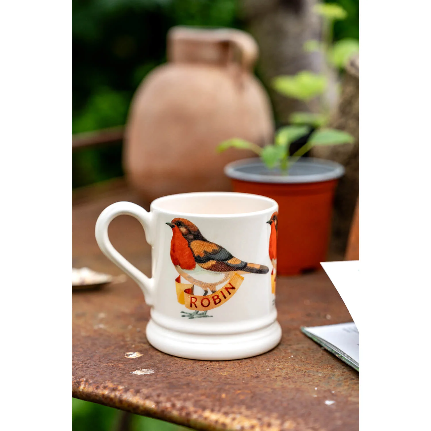 Emma Bridgewater Half Pint Mug - Robin - Image 6