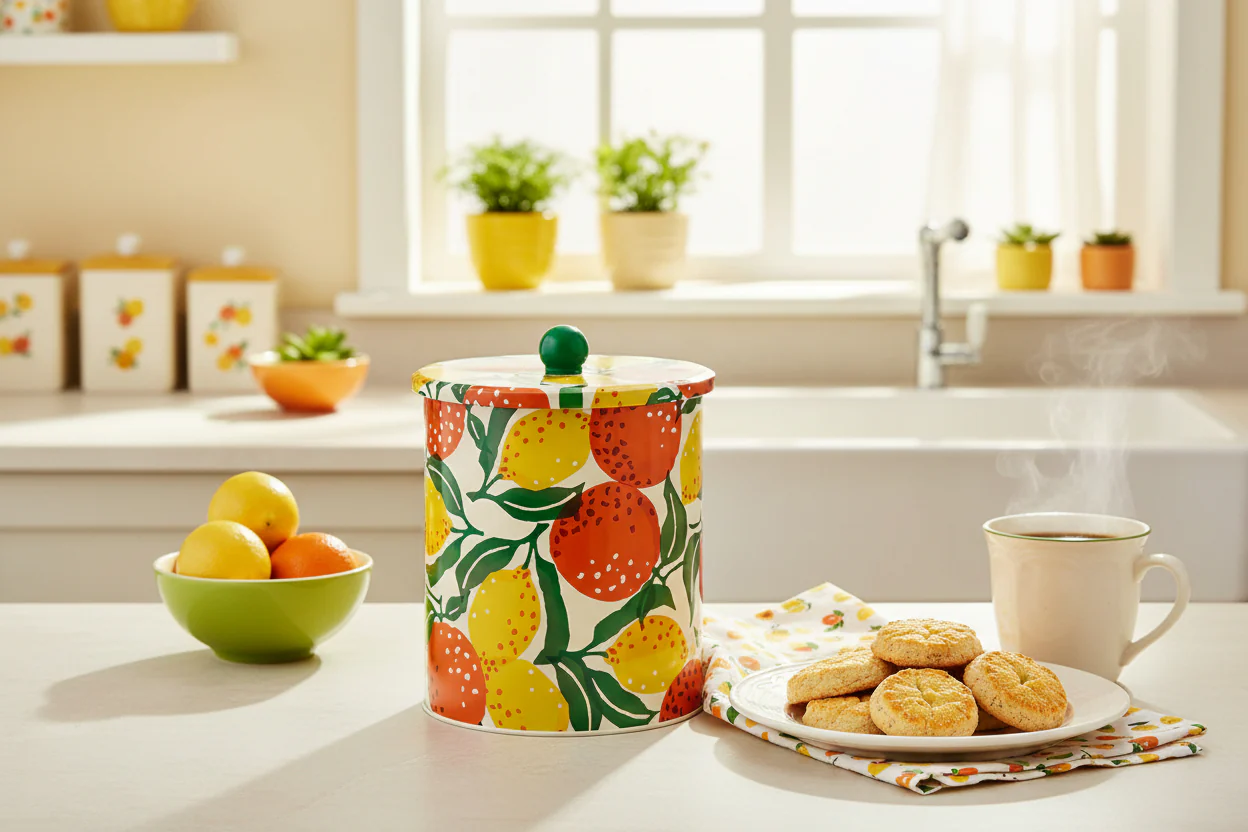 Emma Bridgewater Medium Biscuit Barrel - Oranges And Lemons - Image 2