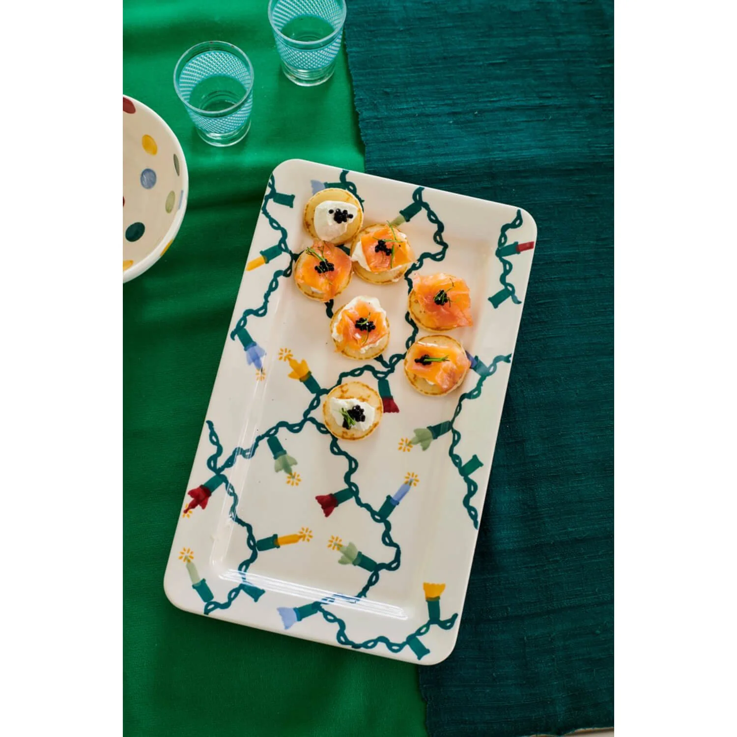 Emma Bridgewater Medium Oblong Platter - Fairy Lights - Image 2