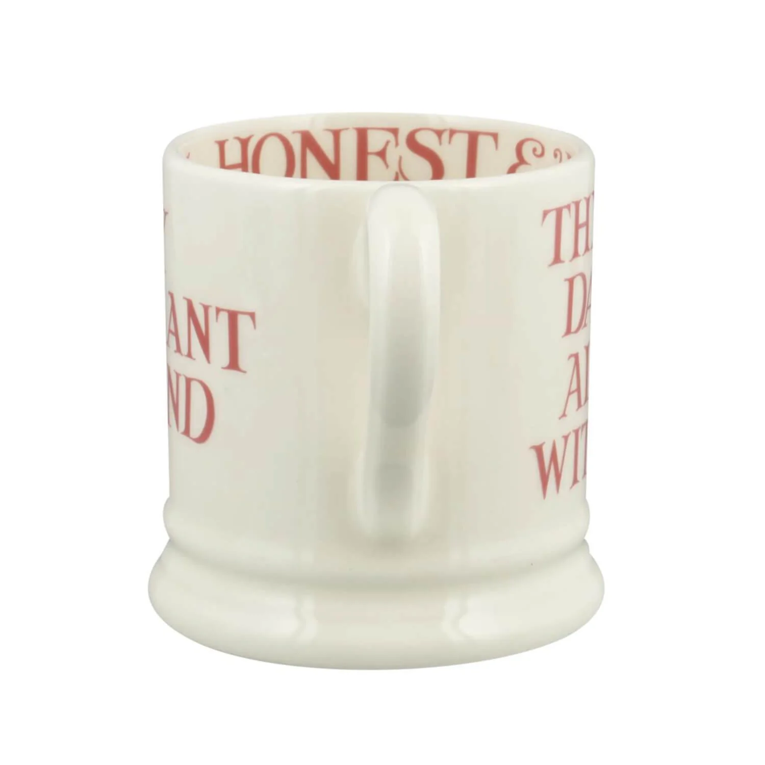 Emma Bridgewater Pink Toast Half Pint Mug - My Brilliant Friend - Image 3
