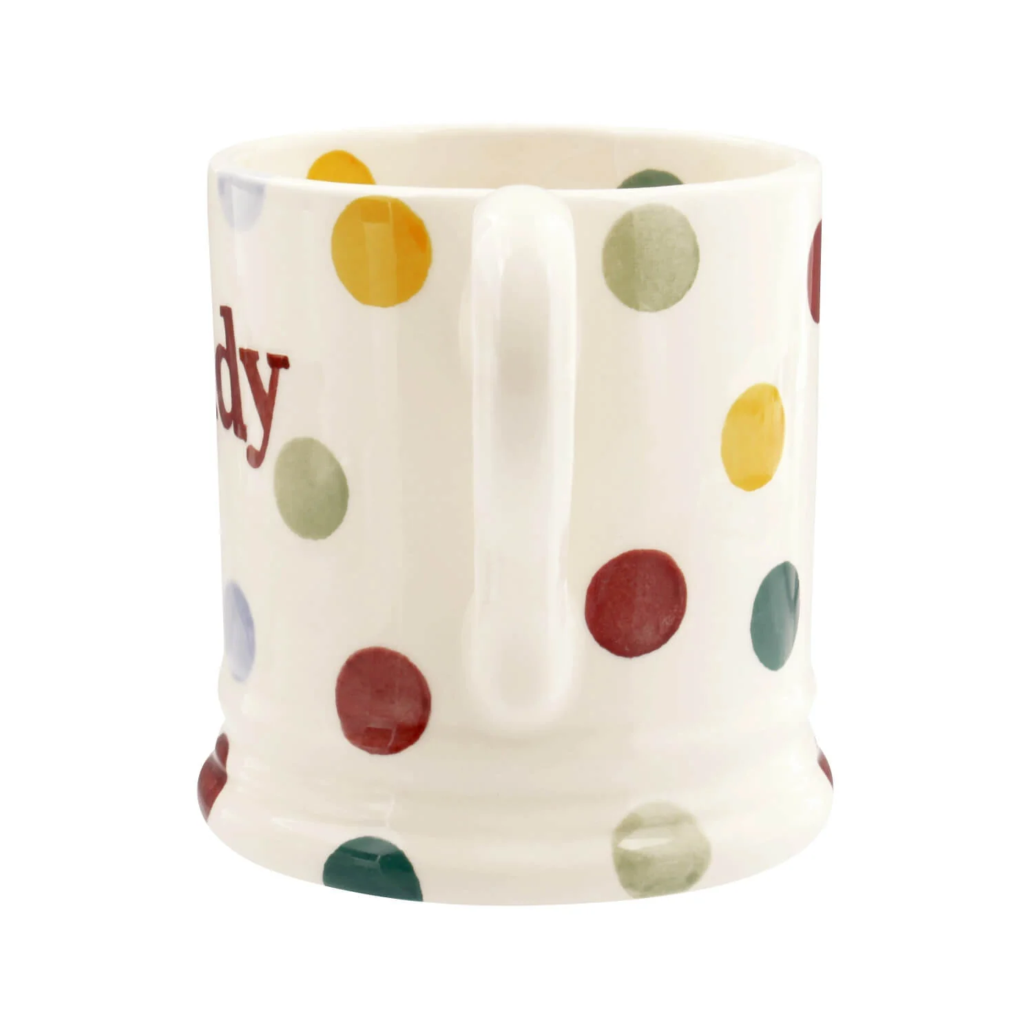Emma Bridgewater Polka Dot Half Pint Mug - Daddy - Image 3