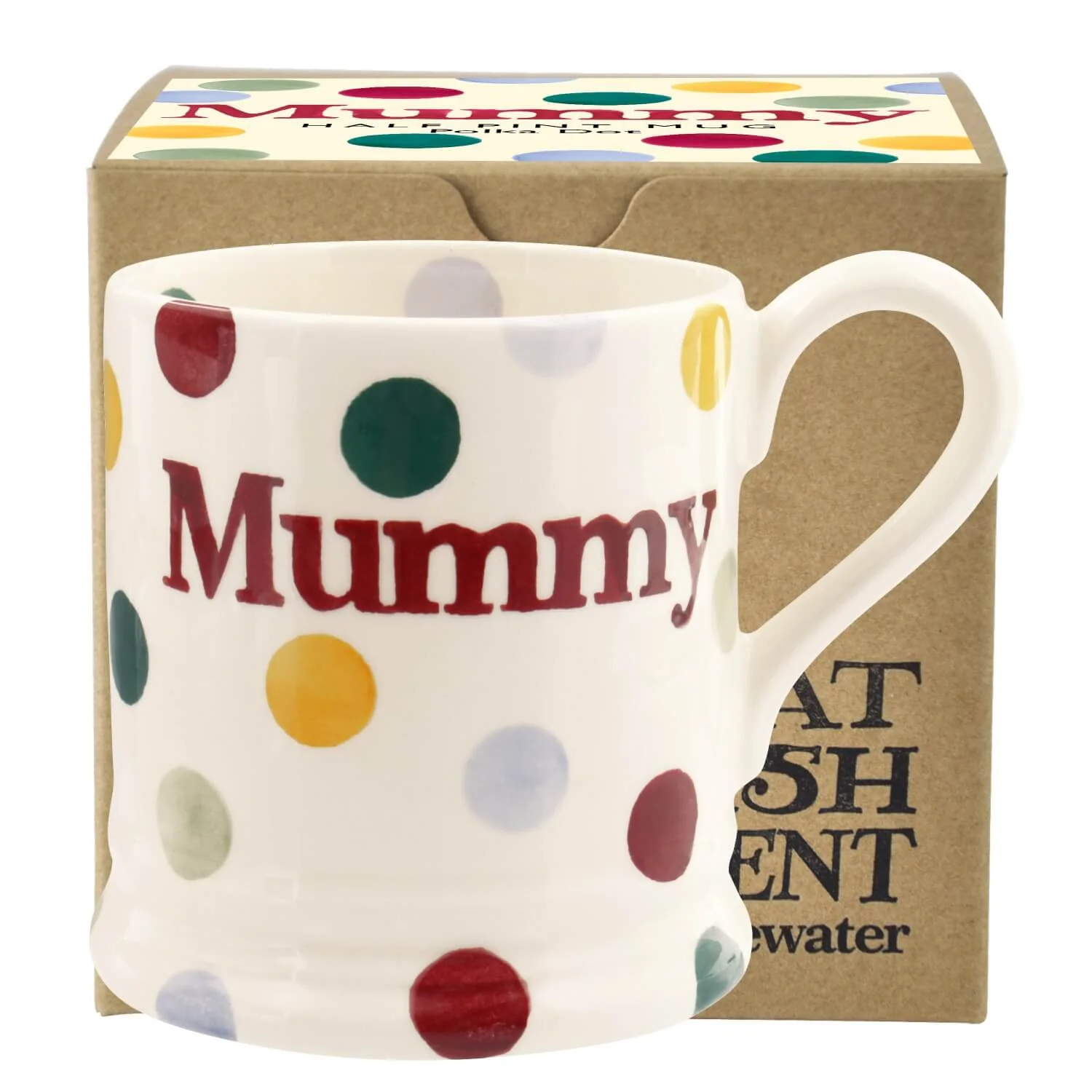 Emma Bridgewater Polka Dot Half Pint Mug - Mummy - Image 5