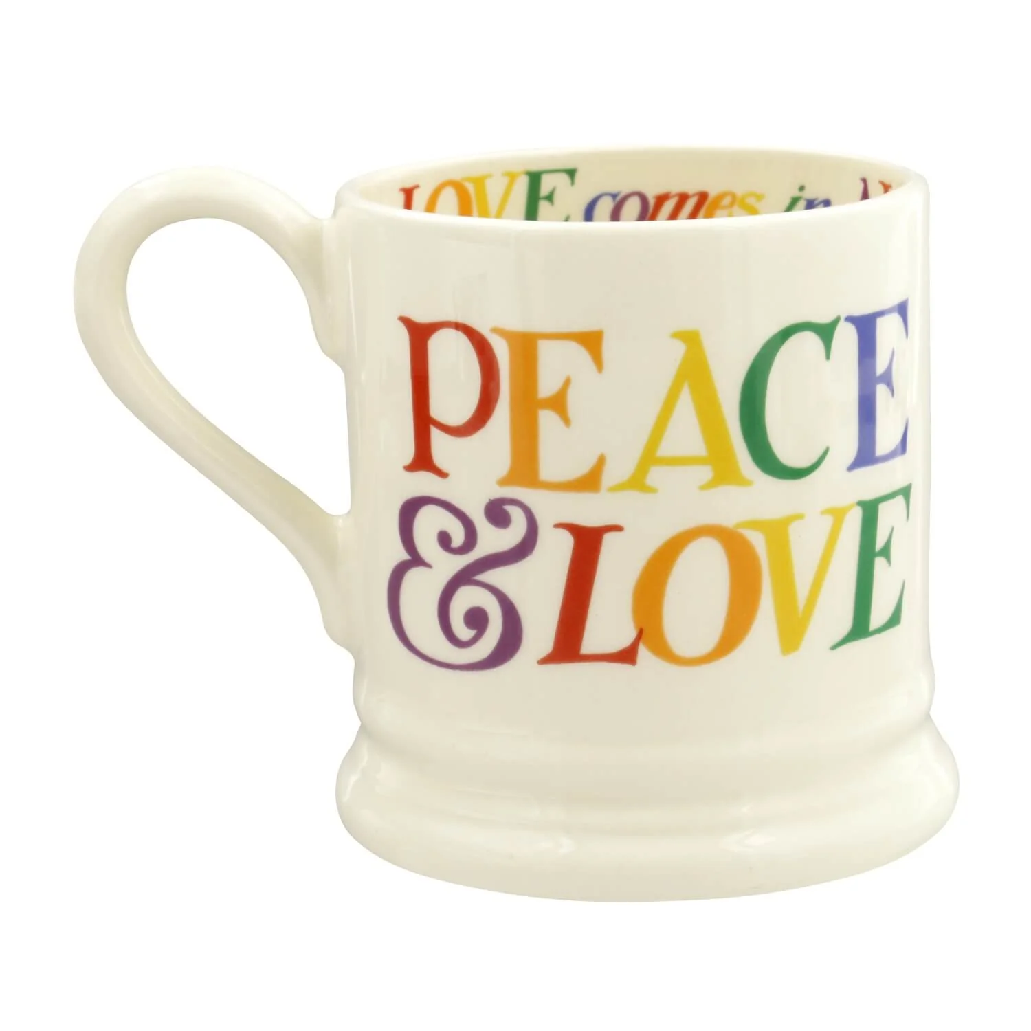 Emma Bridgewater Rainbow Toast Half Pint Mug - Love Is Love - Image 4