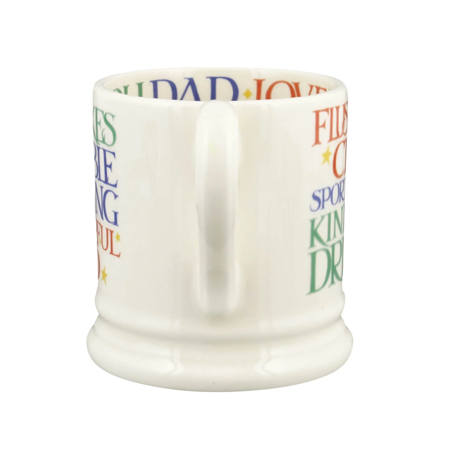 Emma Bridgewater Rainbow Toast Half Pint Mug - Wonderful Dad - Image 3