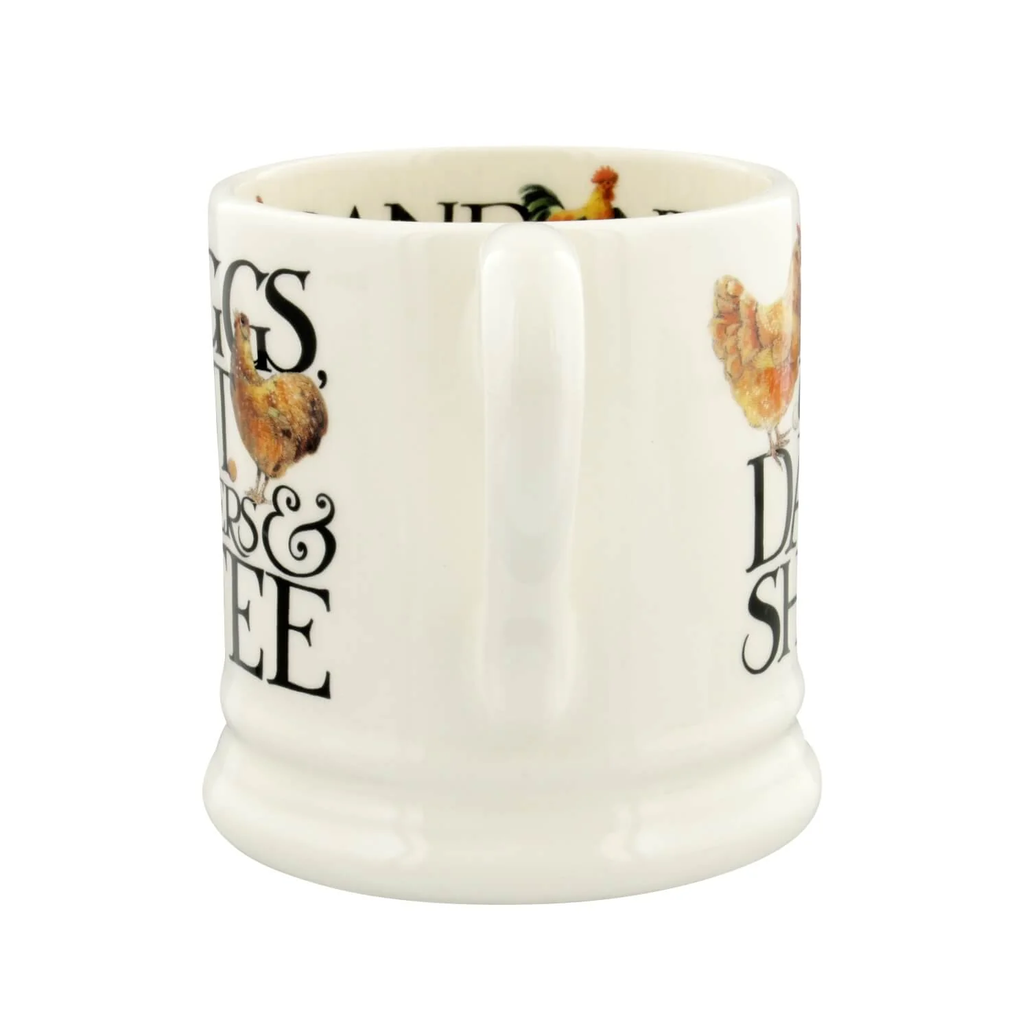 Emma Bridgewater Rise & Shine Half Pint Mug - Eggs & Toast - Image 3