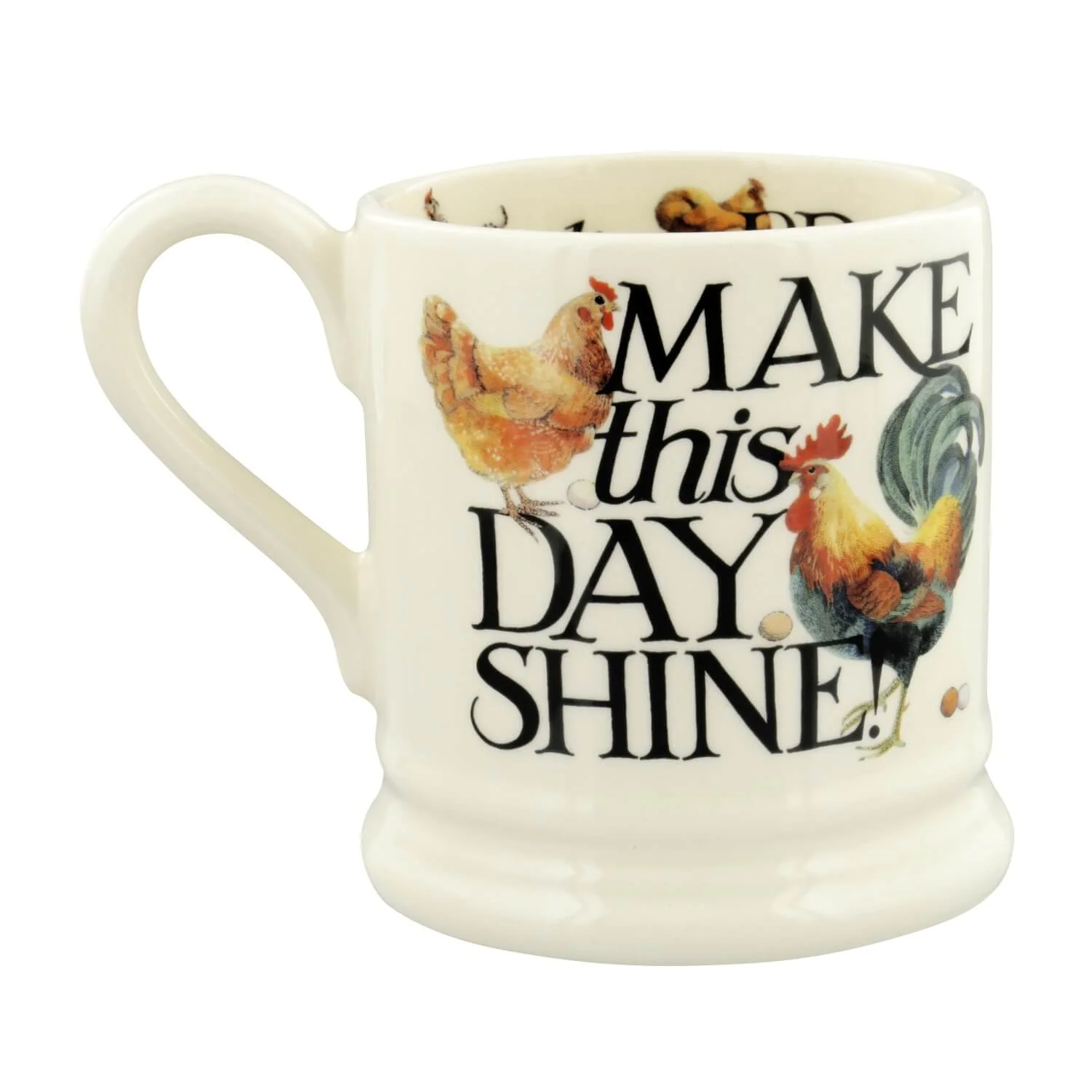Emma Bridgewater Rise & Shine Half Pint Mug - Eggs & Toast - Image 4