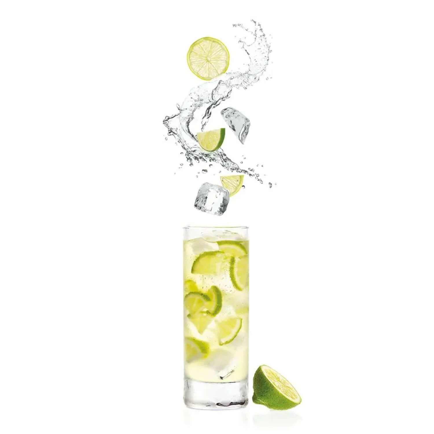 Epicurean Lemon & Lime Eco-Friendly Paper Straws - Pack of 30 - Image 2