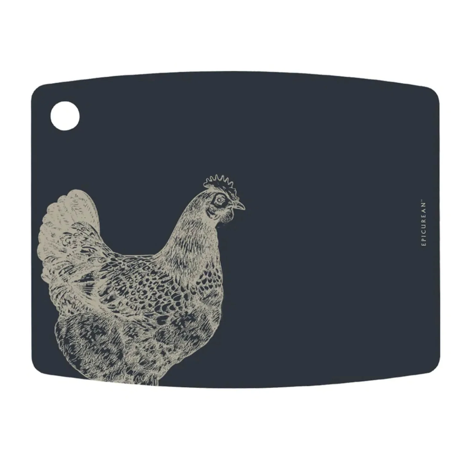 Epicurean™ Slate Coloured 29.8cm x 21.5cm Cutting Board - Hen