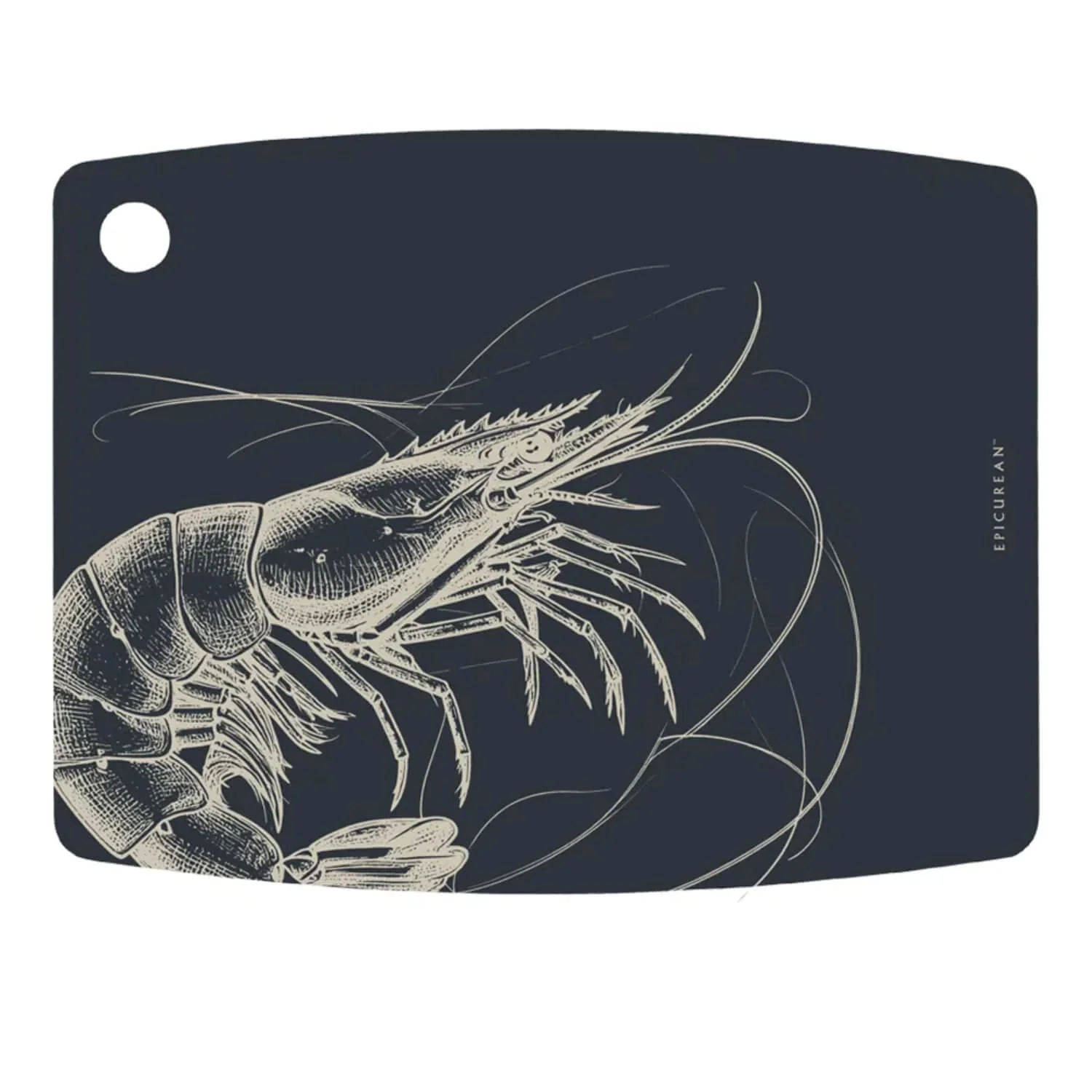 Epicurean™ Slate Coloured 29.8cm x 21.5cm Cutting Board - Shrimp