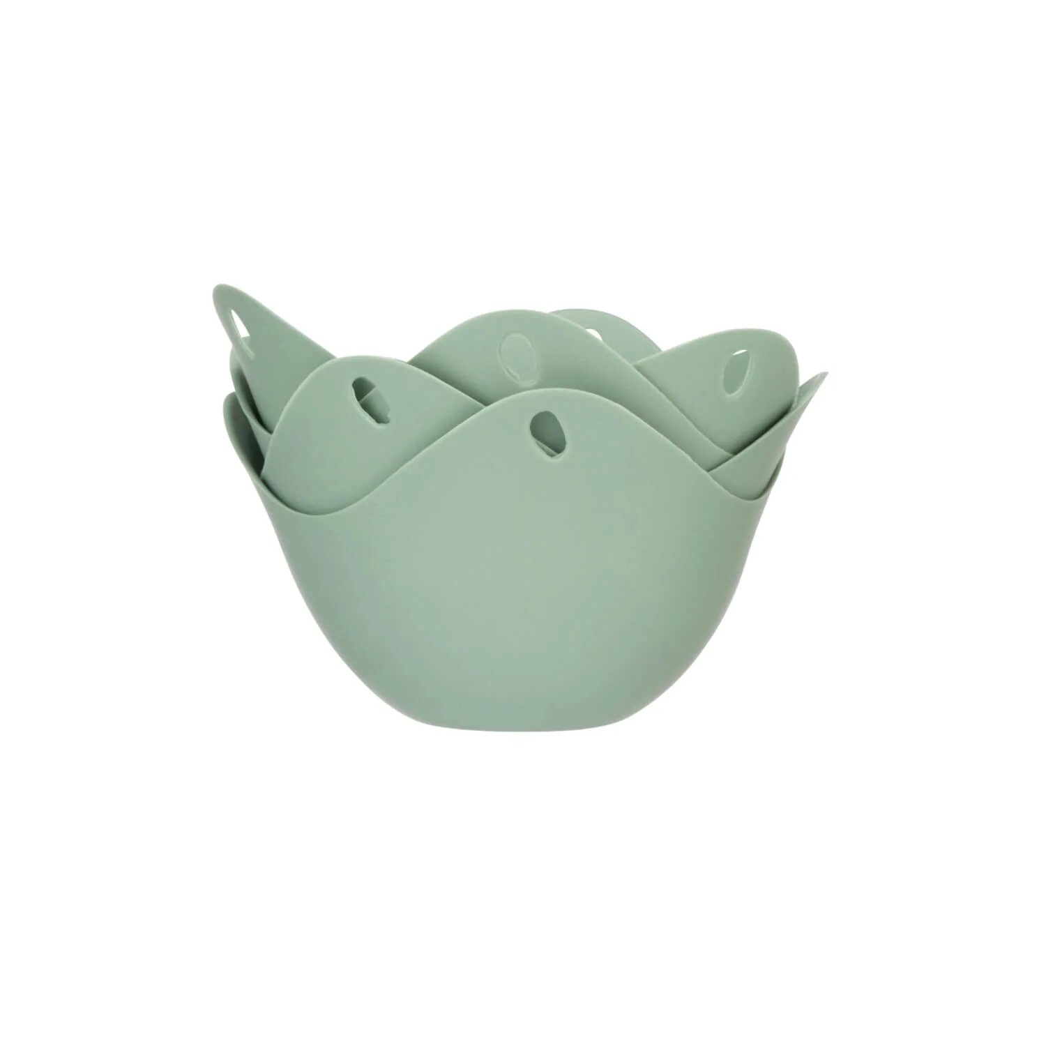 Fusion Twist Silicone 4-Pack Egg Poachers - Assorted - Image 6