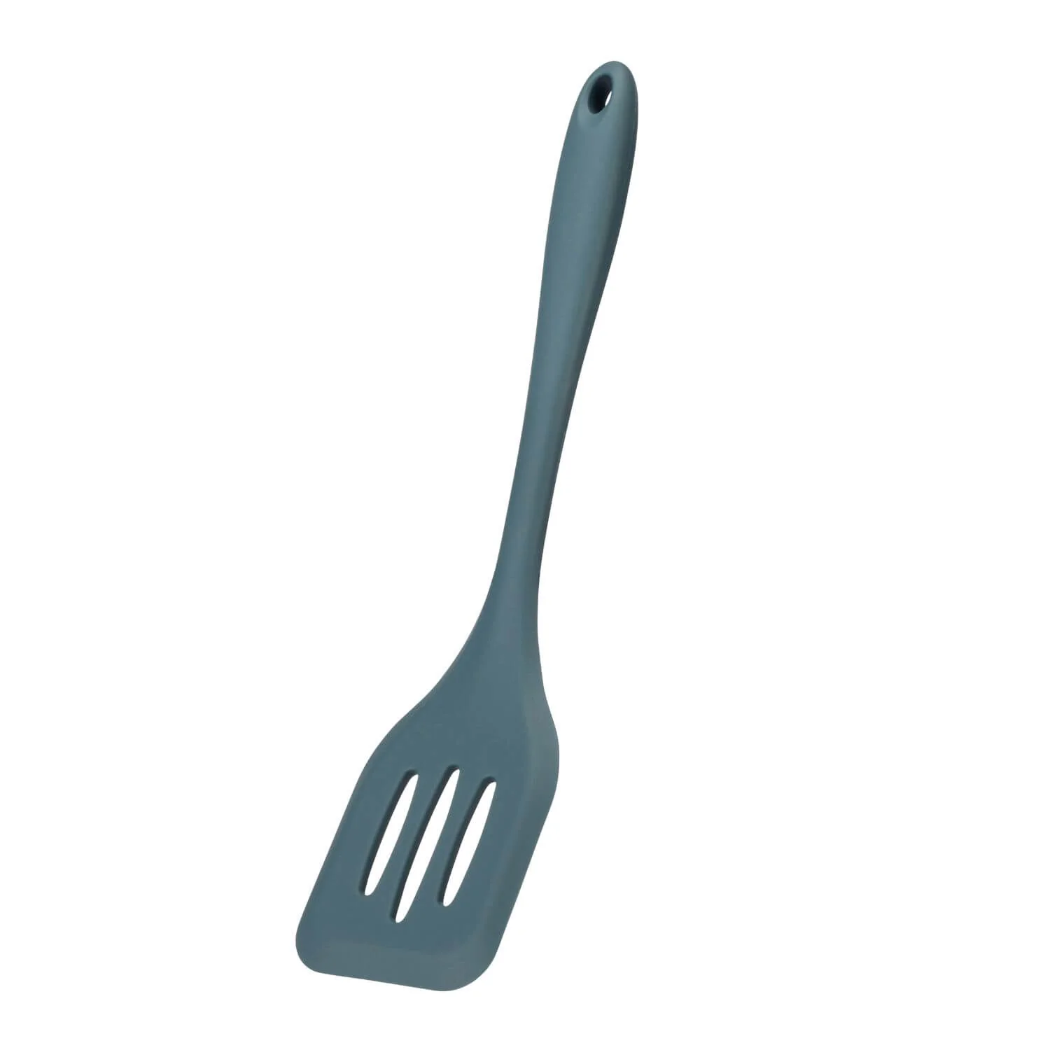 Fusion Twist Silicone Slotted Turner - Blue - Image 2