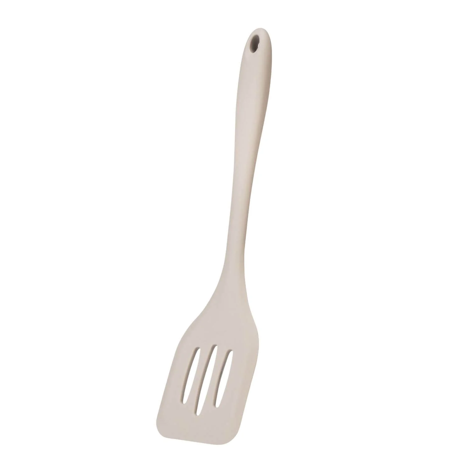 Fusion Twist Silicone Slotted Turner - Grey - Image 2