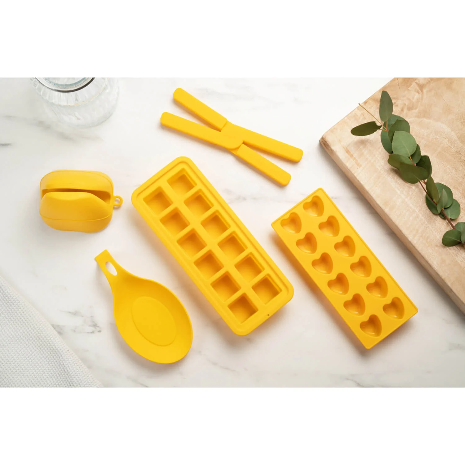 Fusion Twist Silicone Square 12-Cup Ice Cube Tray - Assorted - Image 10