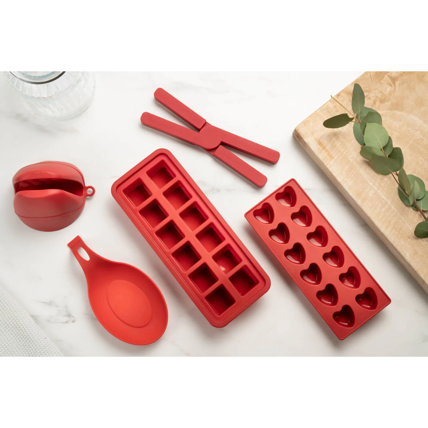 Fusion Twist Silicone Square 12-Cup Ice Cube Tray - Assorted - Image 8