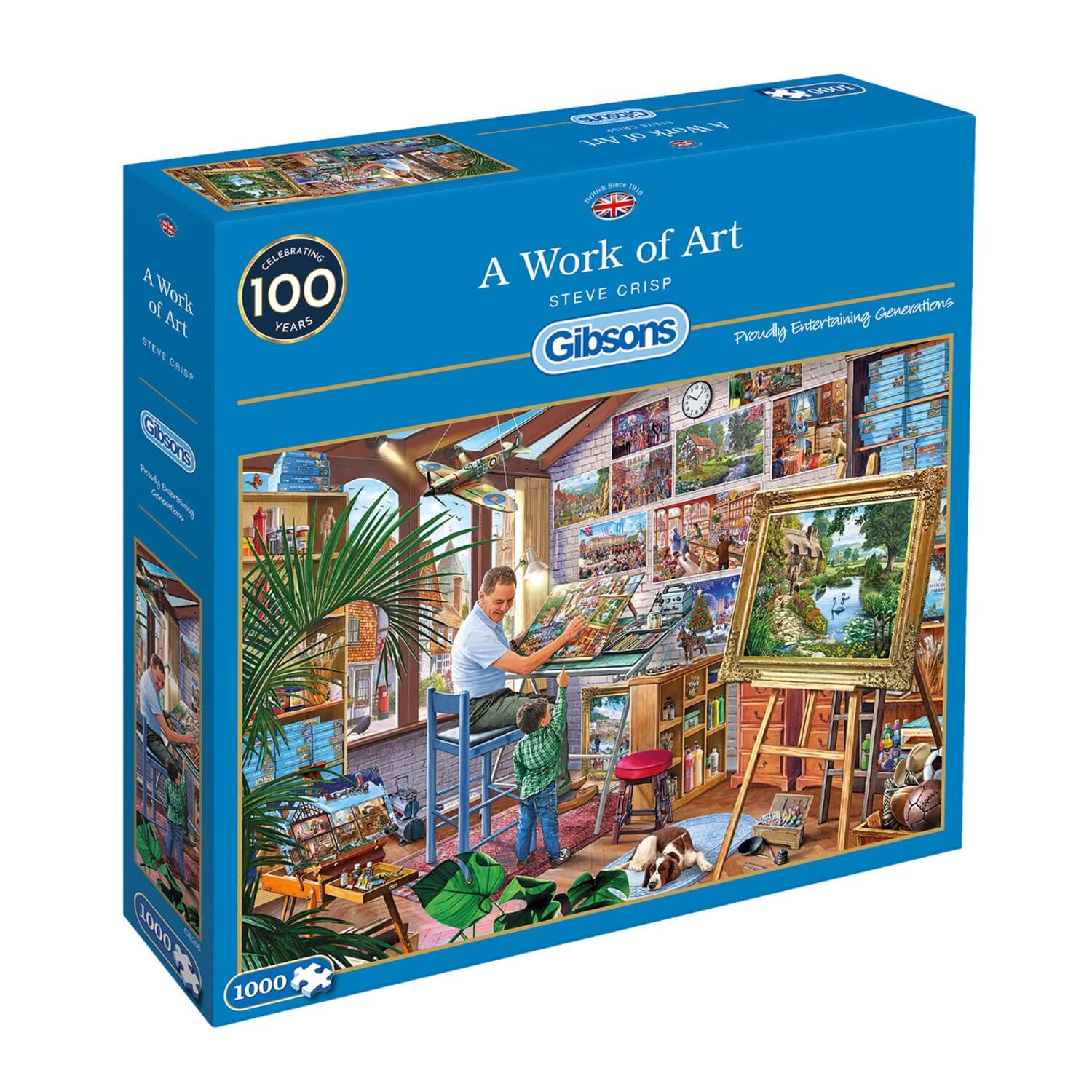 Gibsons 1000 Piece Jigsaw Puzzle - A Work Of Art - Image 2