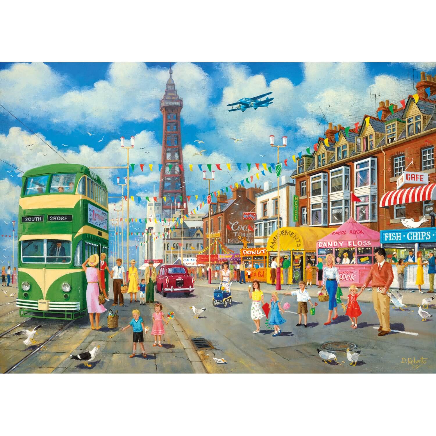 Gibsons 1000 Piece Jigsaw Puzzle - Blackpool Promenade