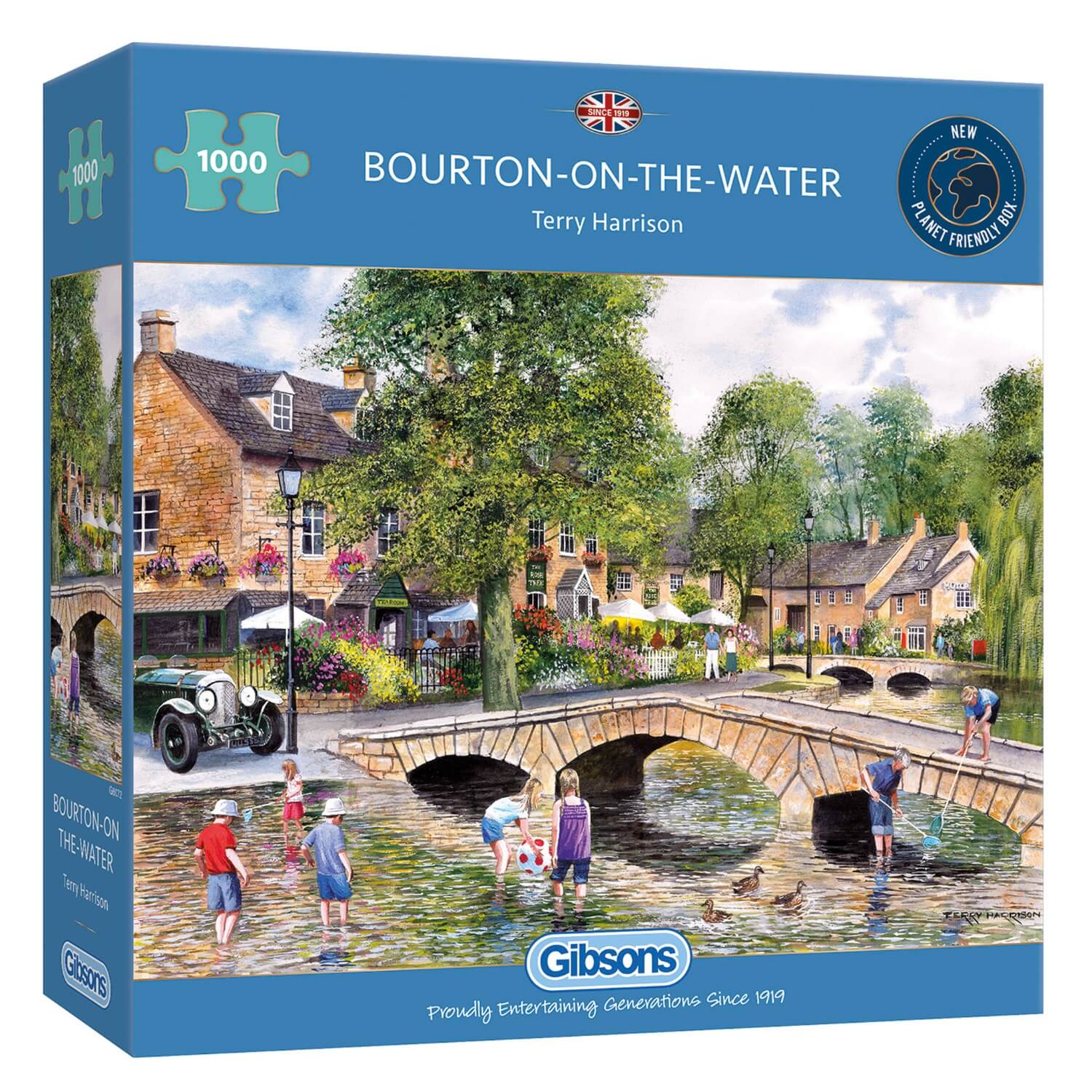 Gibsons 1000 Piece Jigsaw Puzzle - Bourton On The Water - Image 2