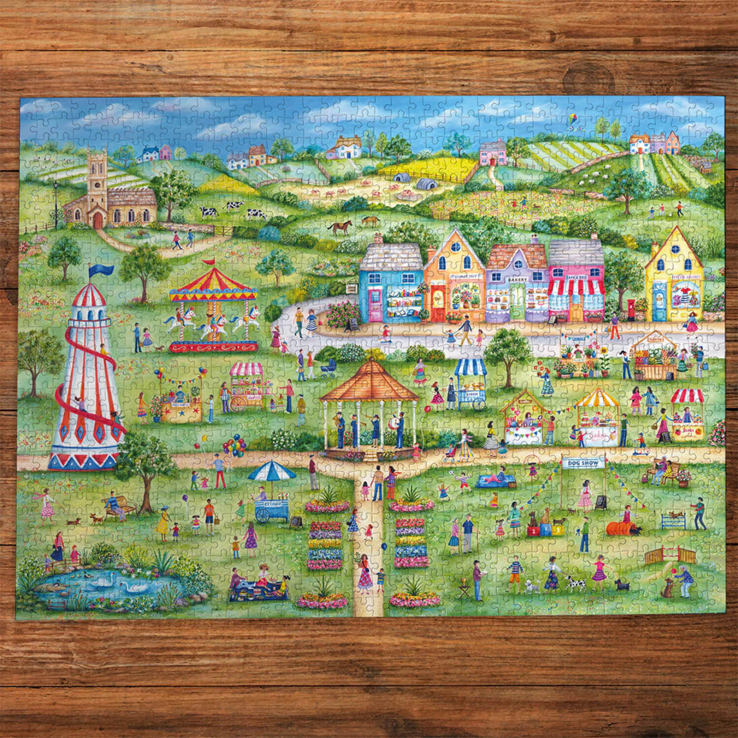 Gibsons 1000 Piece Jigsaw Puzzle - Celebrating Summer - Image 3