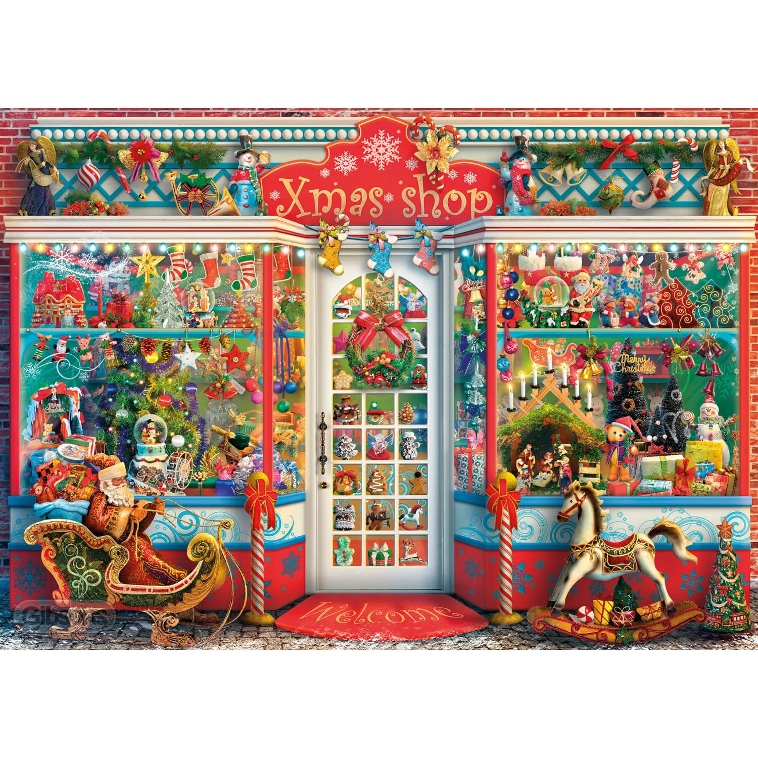 Gibsons 1000 Piece Jigsaw Puzzle - Christmas Emporium
