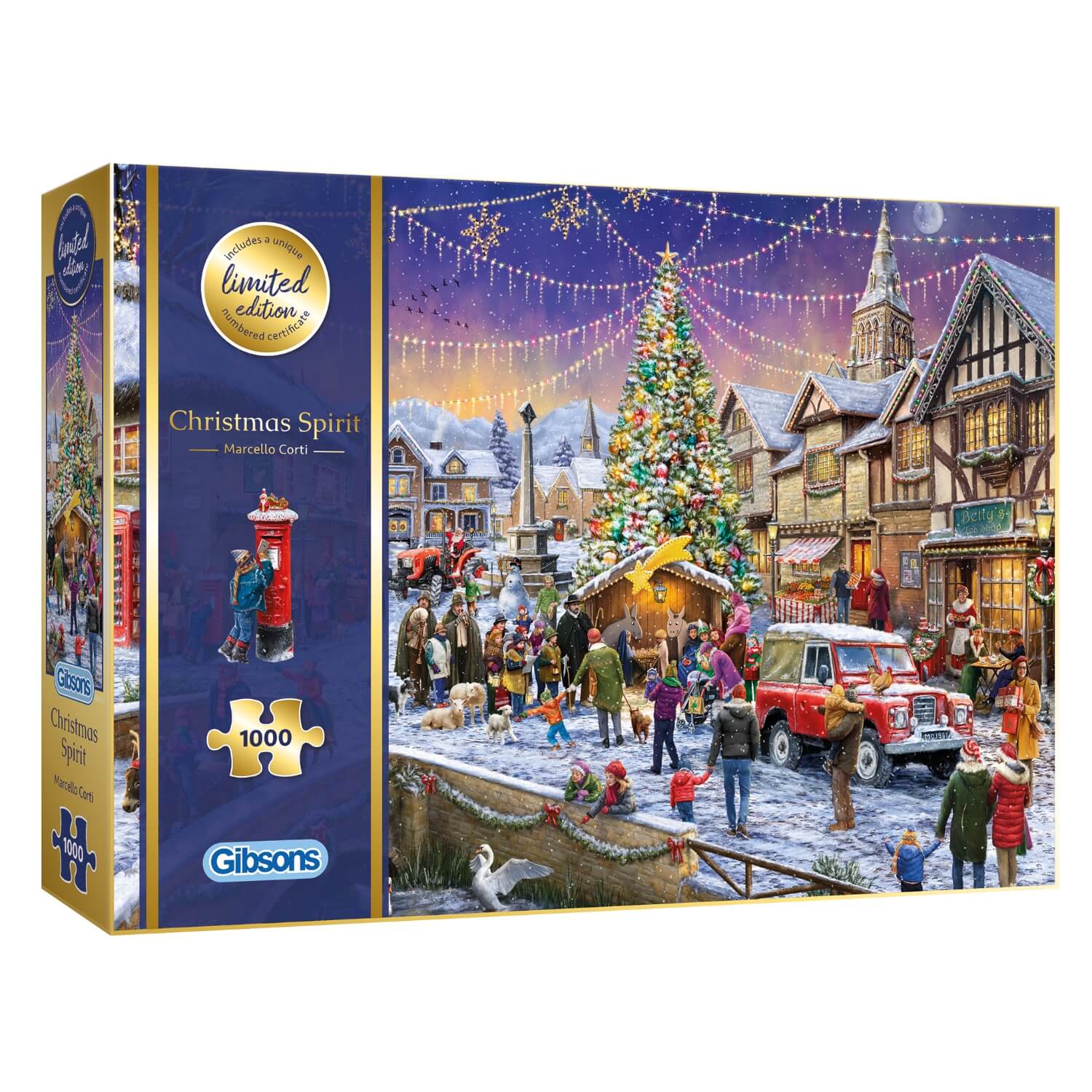 Gibsons 1000 Piece Jigsaw Puzzle - Christmas Spirit - Image 2