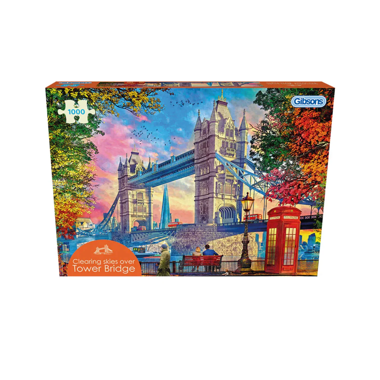Gibsons 1000 Piece Jigsaw Puzzle - Clearing Skies Over Tower Bridge - Image 2