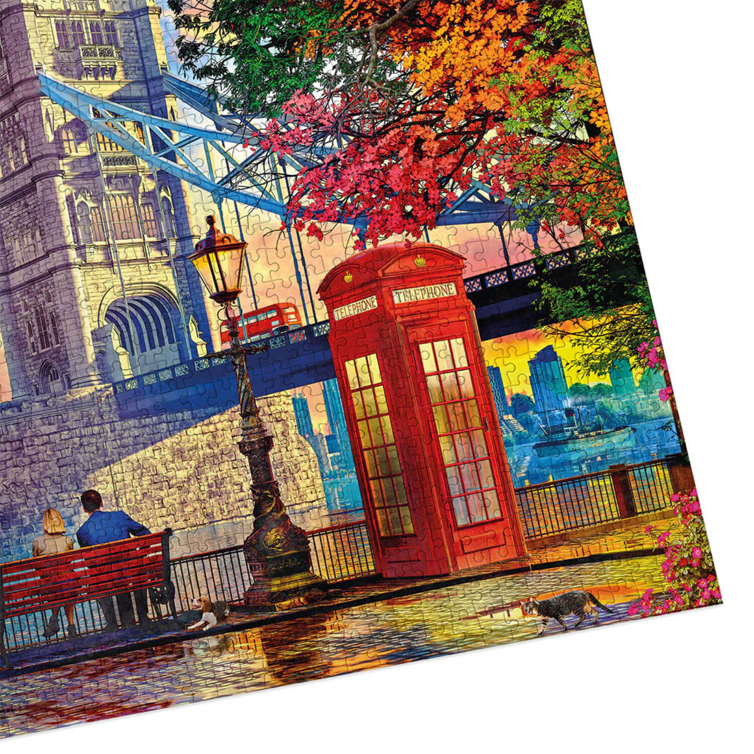 Gibsons 1000 Piece Jigsaw Puzzle - Clearing Skies Over Tower Bridge - Image 3