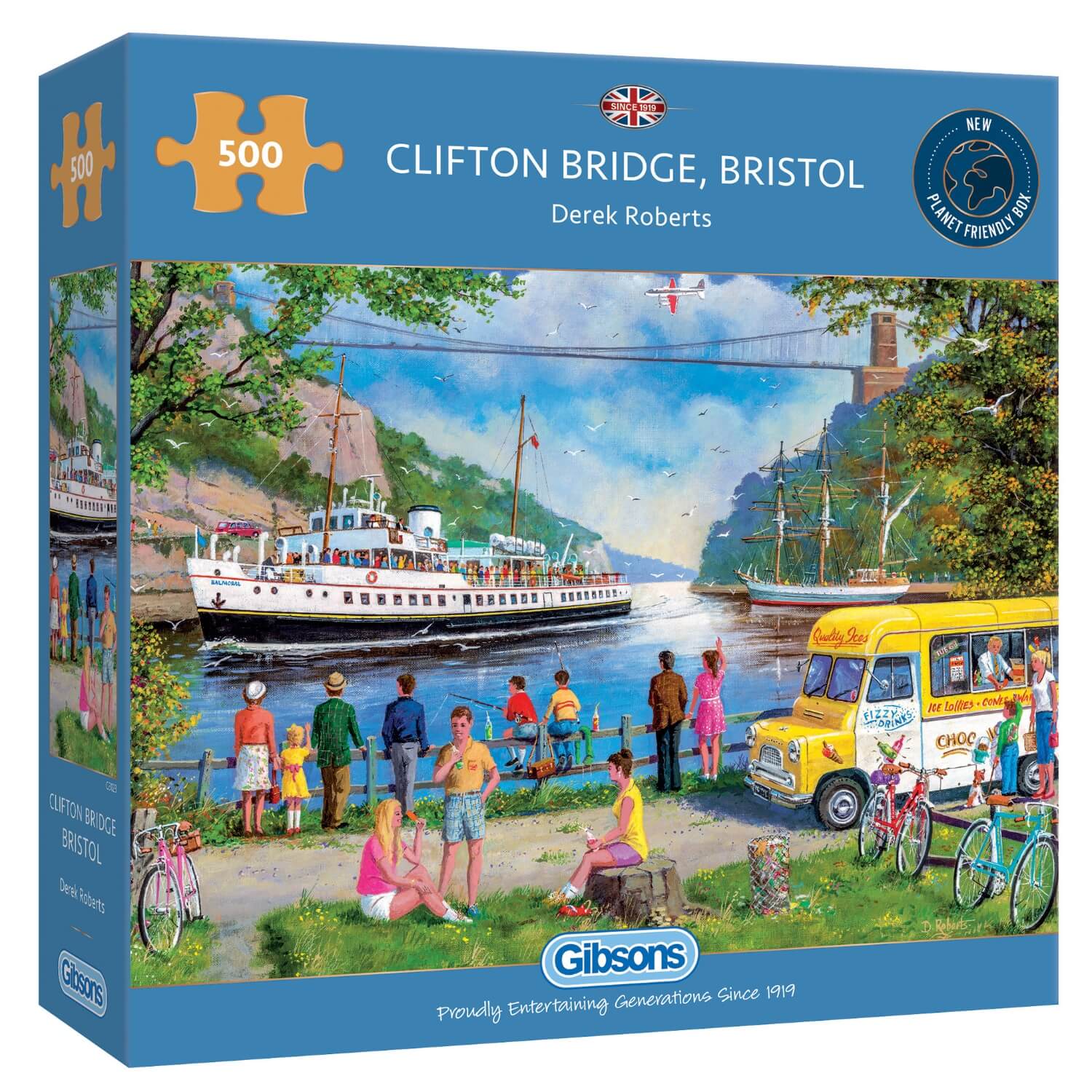 Gibsons 500 Piece Jigsaw Puzzle - Clifton Bridge, Bristol - Image 2