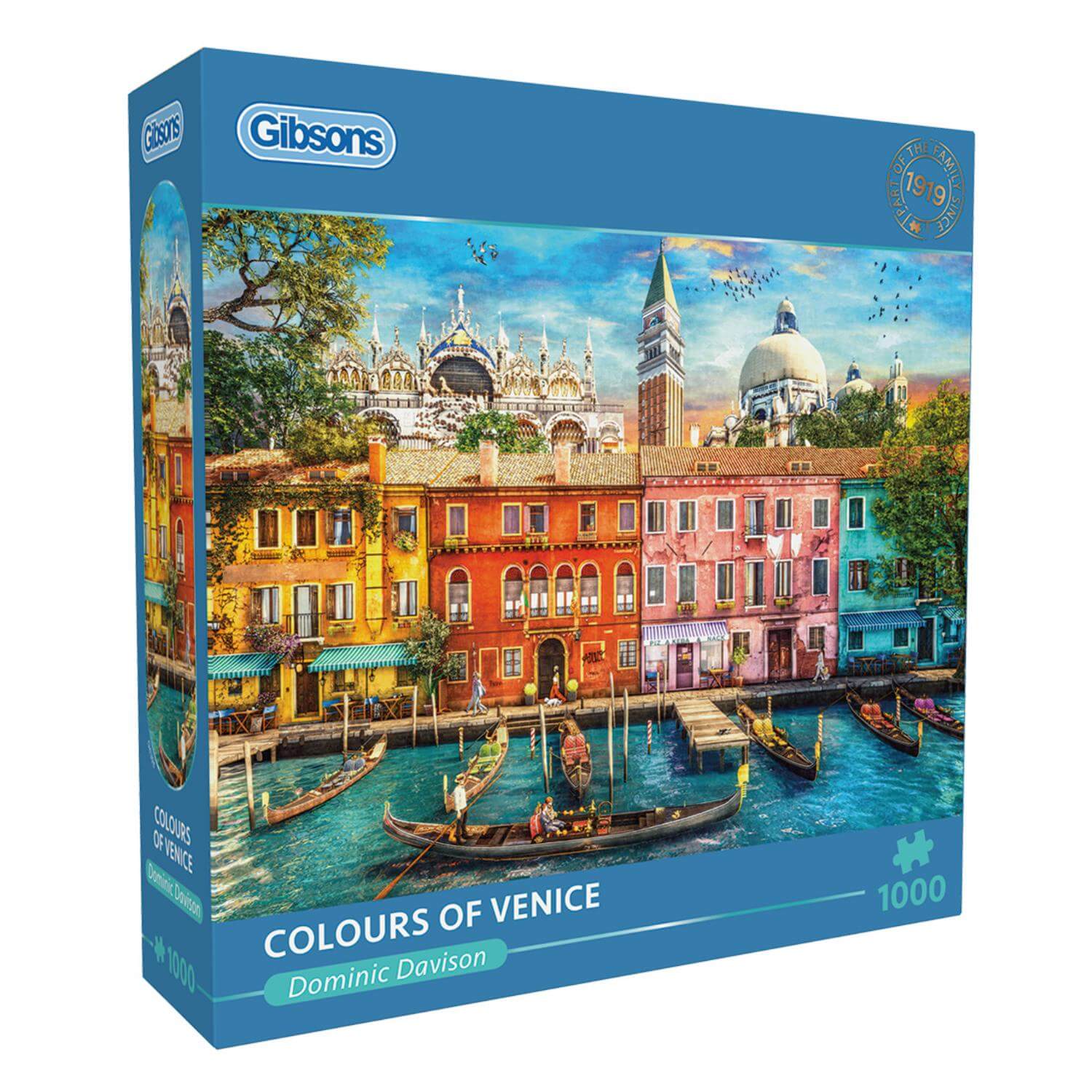 Gibsons 1000 Piece Jigsaw Puzzle - Colours Of Venice - Image 2