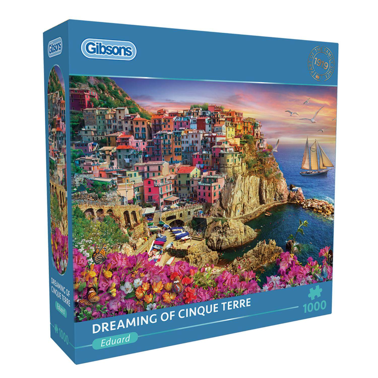 Gibsons 1000 Piece Jigsaw Puzzle - Dreaming of Cinque Terre - Image 2