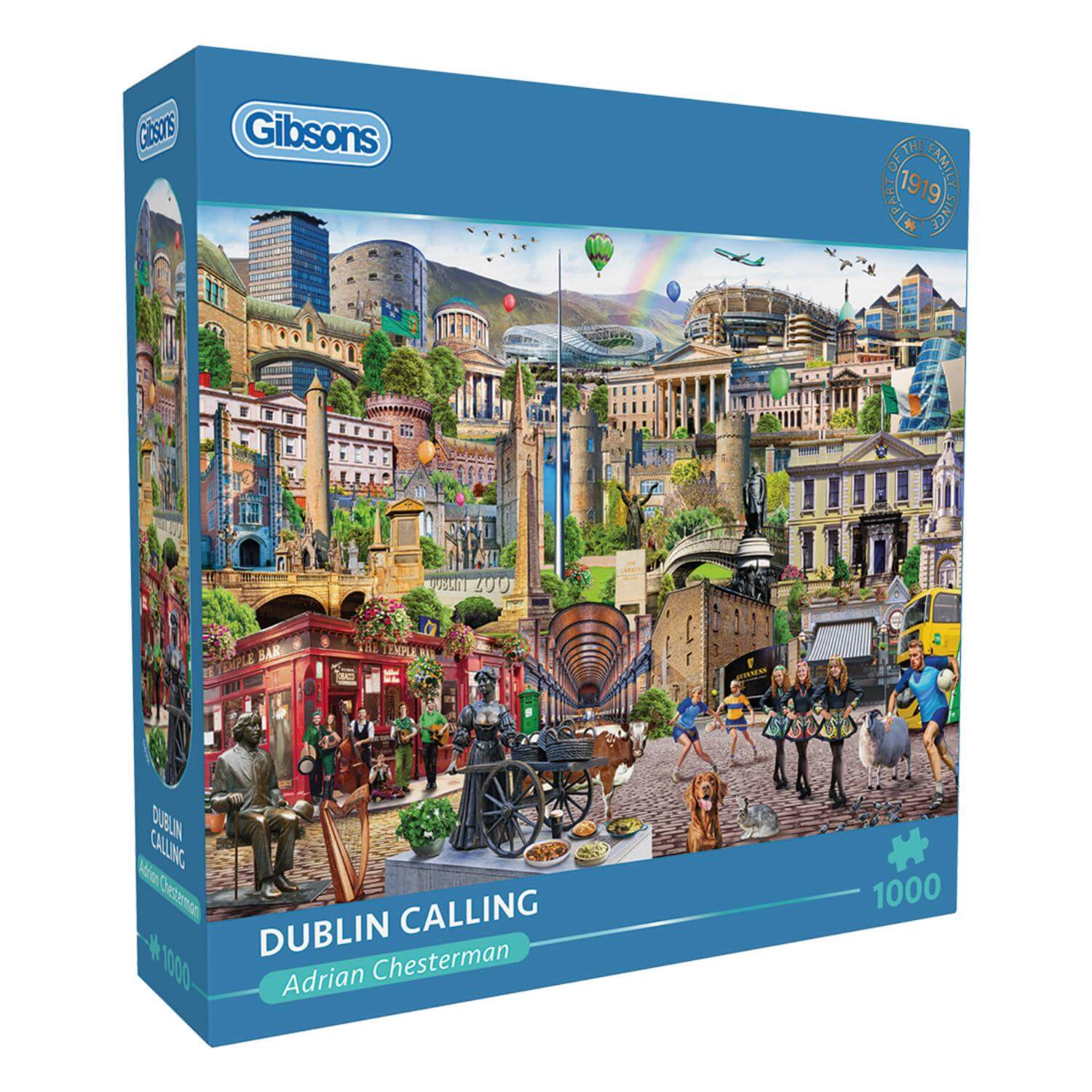 Gibsons 1000 Piece Jigsaw Puzzle - Dublin Calling - Image 2