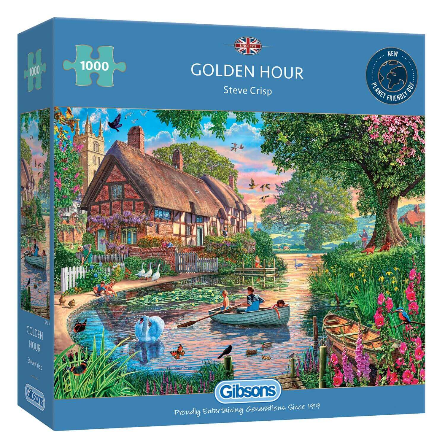 Gibsons 1000 Piece Jigsaw Puzzle - Golden Hour - Image 2