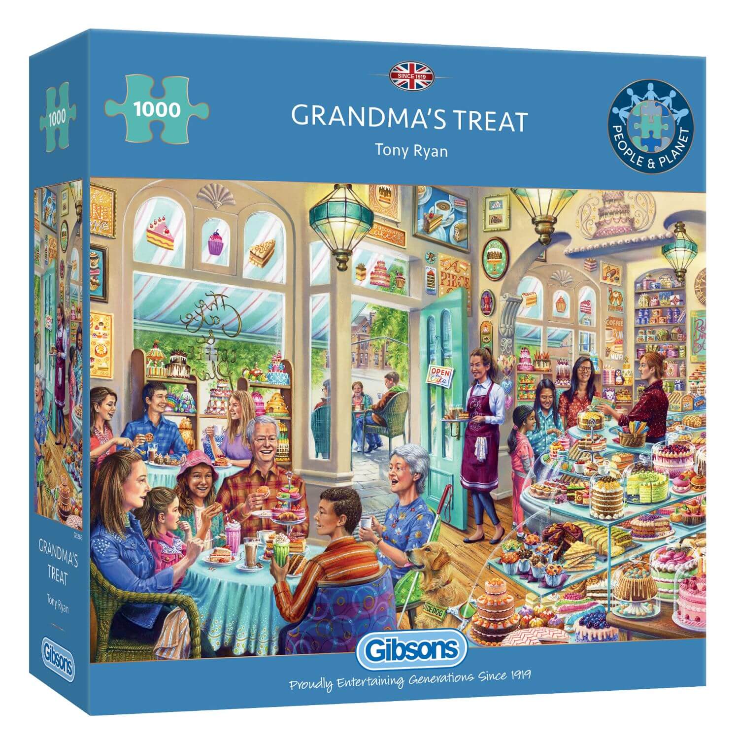 Gibsons 1000 Piece Jigsaw Puzzle - Grandma's Treat - Image 2