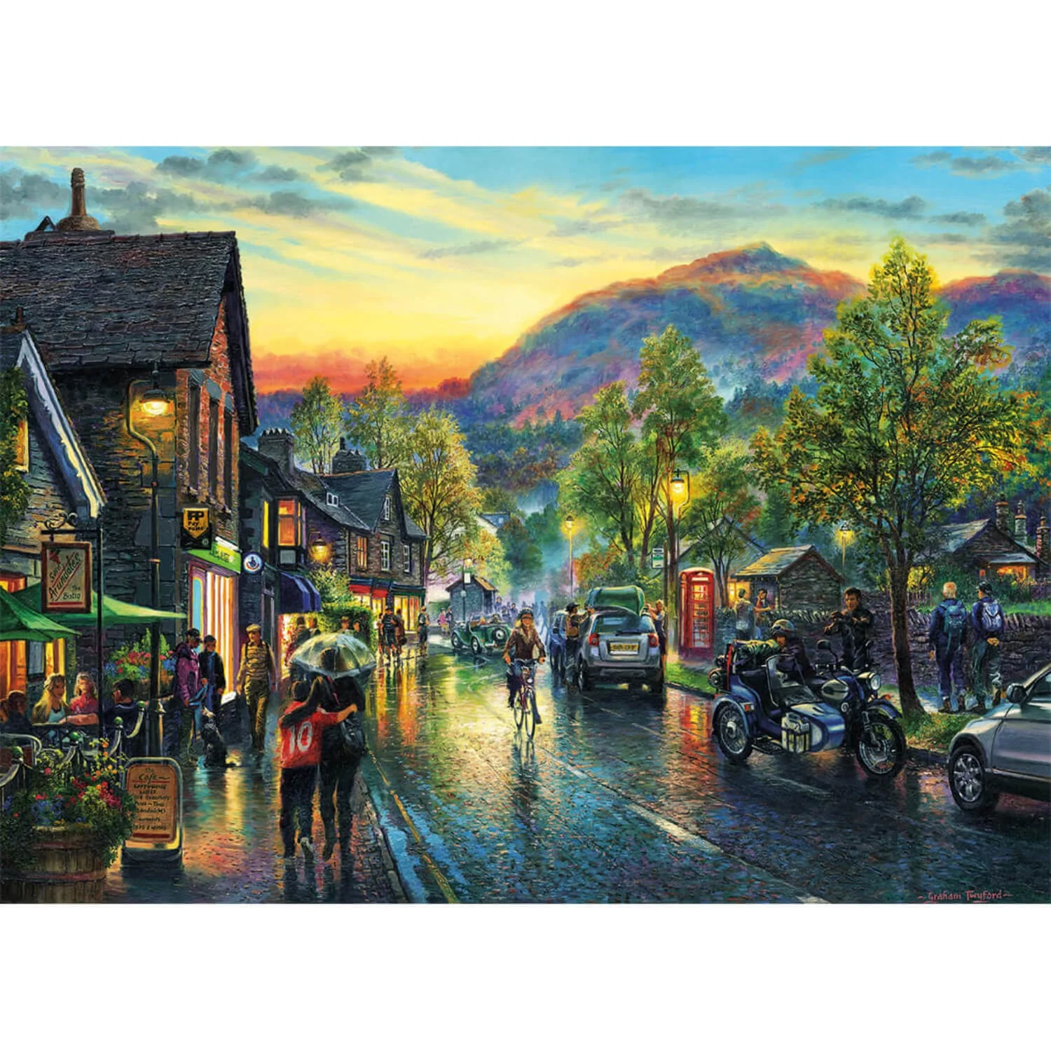 Gibsons 1000 Piece Jigsaw Puzzle - Grasmere By Twilight
