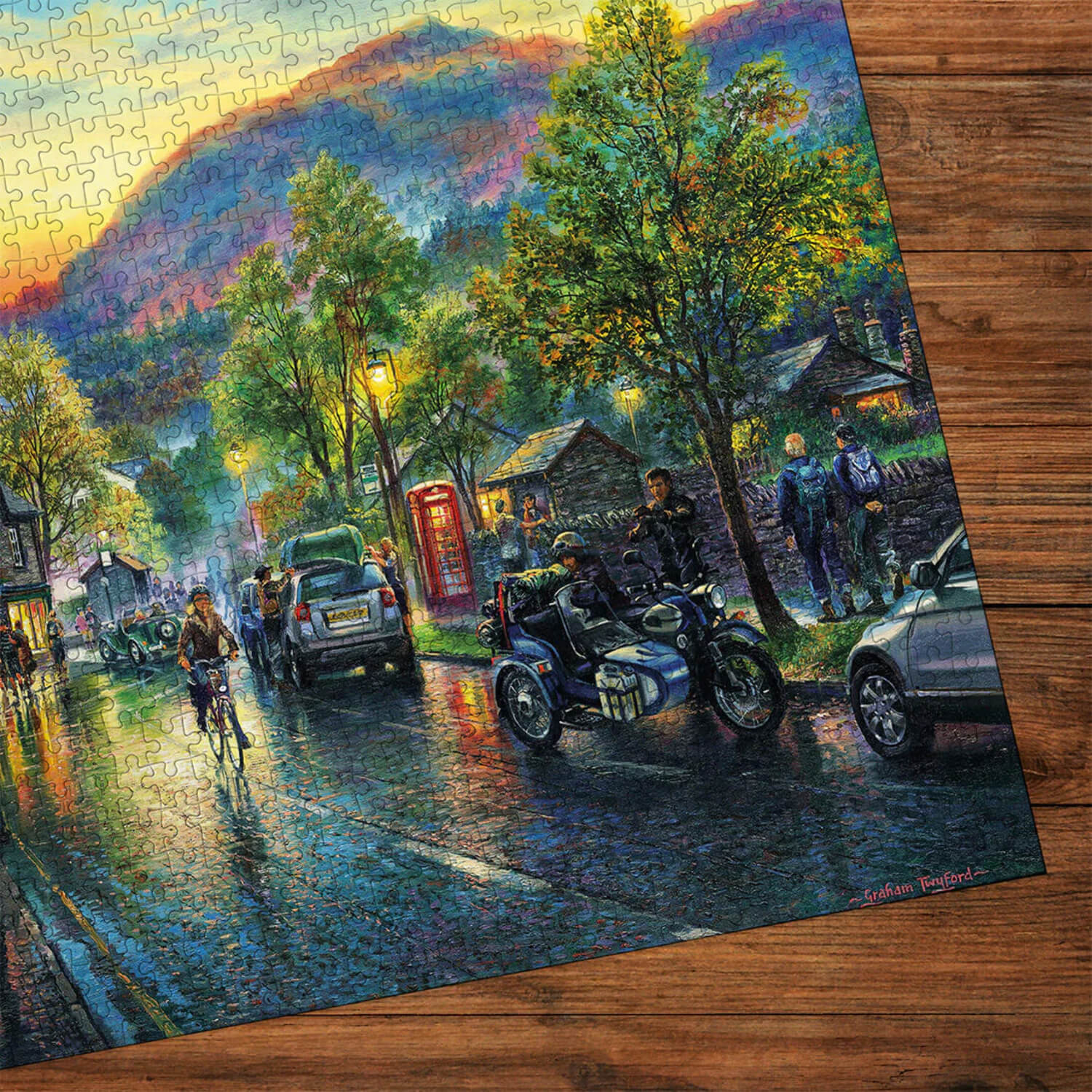 Gibsons 1000 Piece Jigsaw Puzzle - Grasmere By Twilight - Image 3