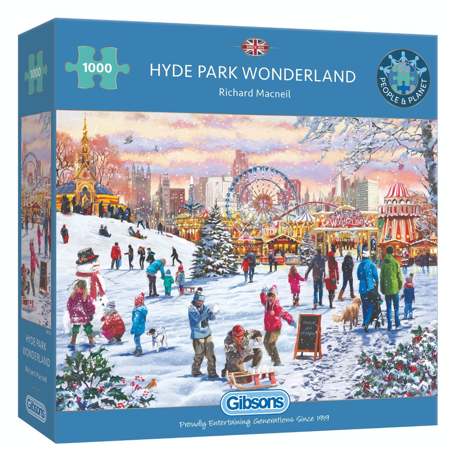 Gibsons 1000 Piece Jigsaw Puzzle - Hyde Park Wonderland - Image 2