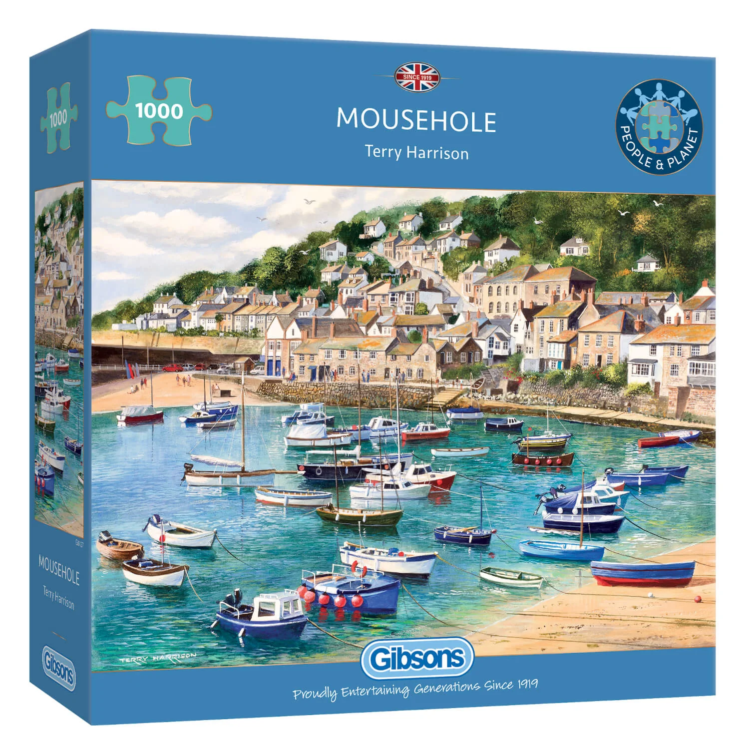 Gibsons 1000 Piece Jigsaw Puzzle - Mousehole - Image 2