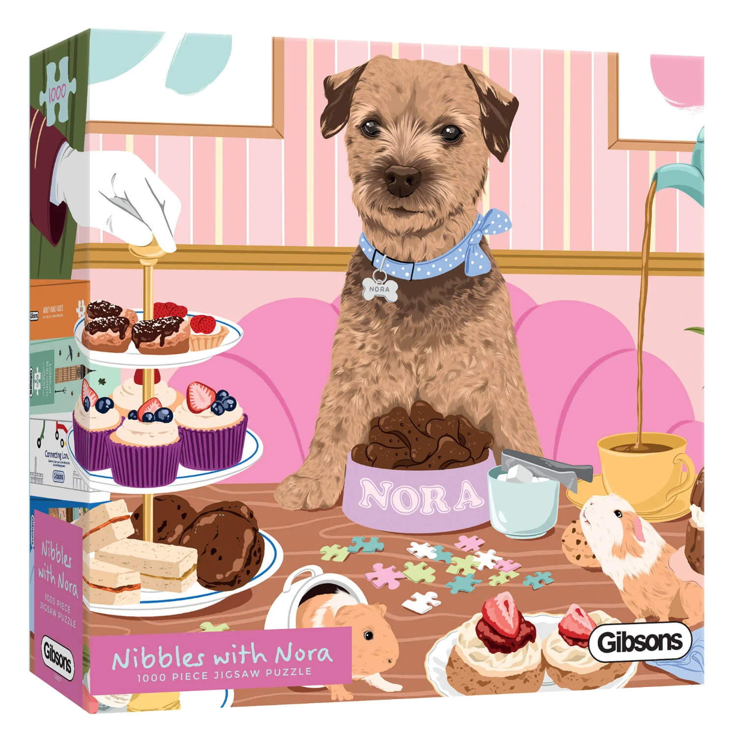 Gibsons 1000 Piece Jigsaw Puzzle - Nibbles With Nora - Image 2
