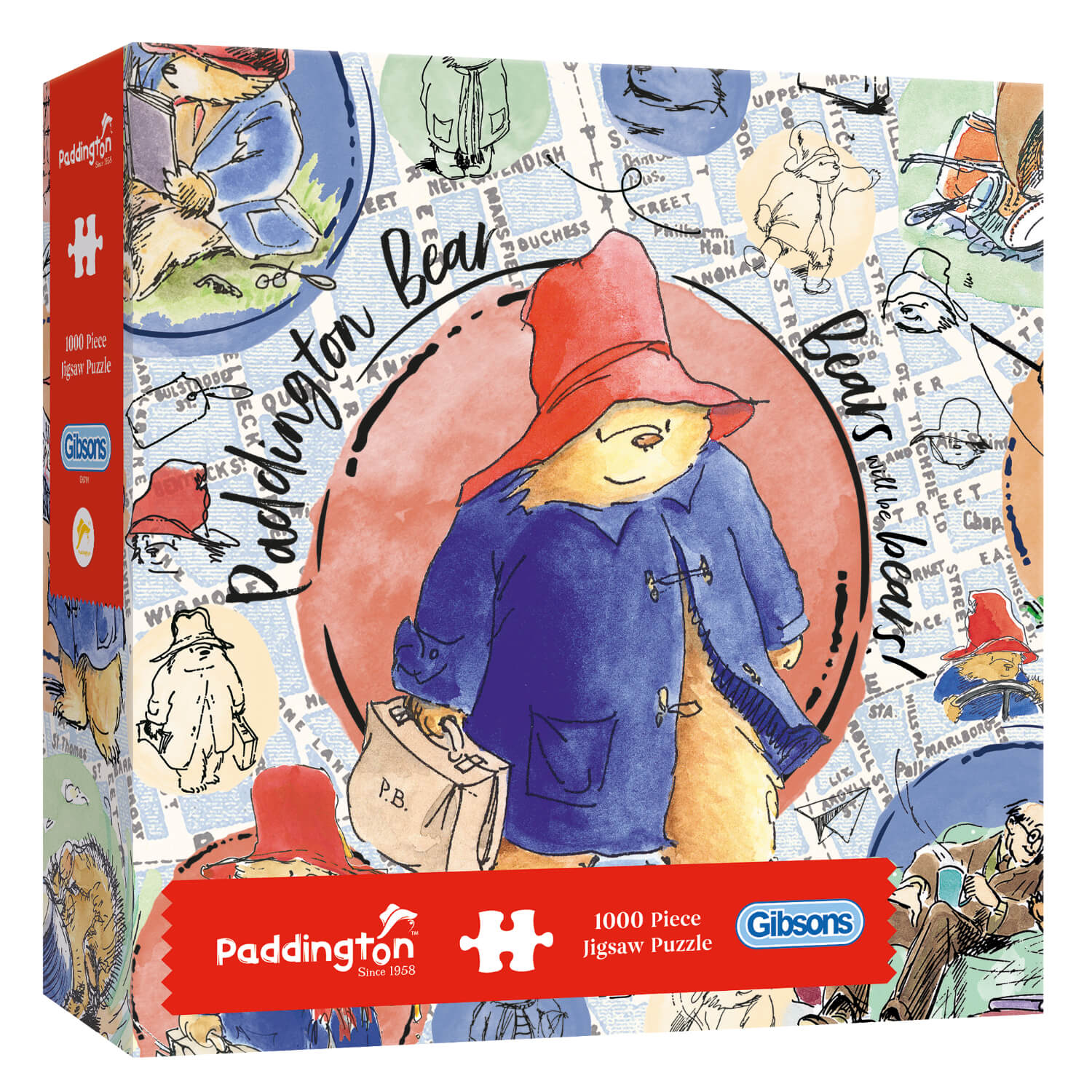 Gibsons 1000 Piece Jigsaw Puzzle - Paddington Bear - Bears Will Be Bears! - Image 2