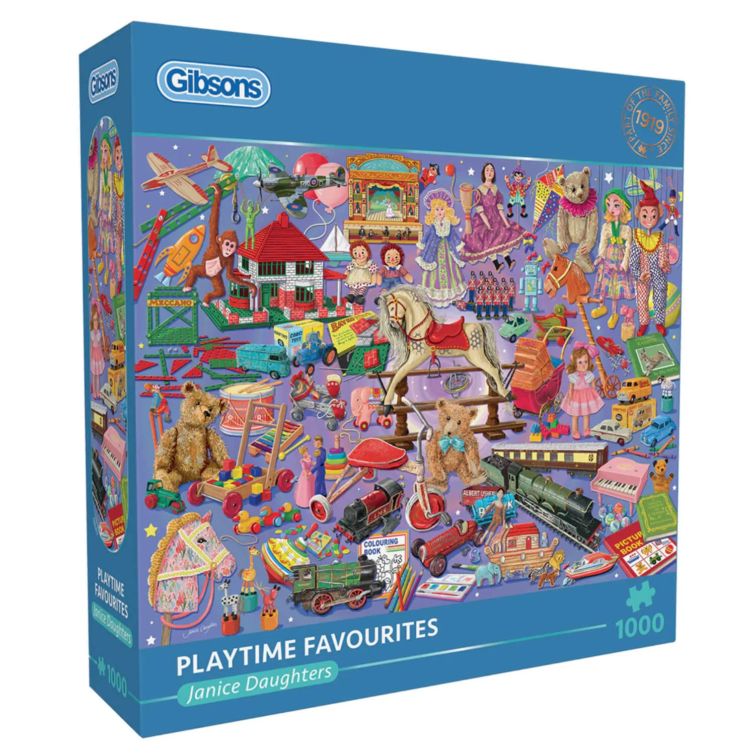 Gibsons 1000 Piece Jigsaw Puzzle - Playtime Favourites - Image 2