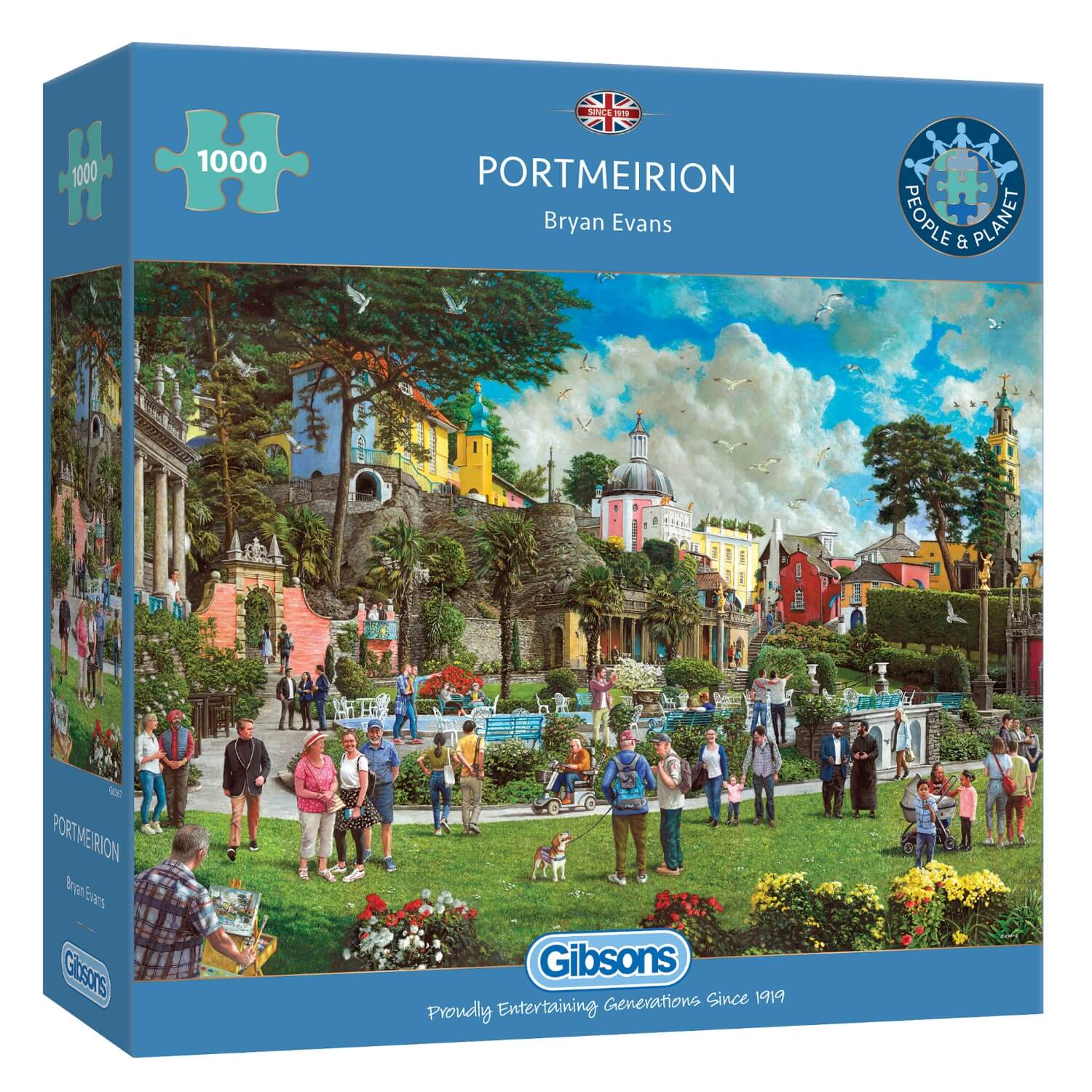 Gibsons 1000 Piece Jigsaw Puzzle - Portmeirion - Image 2