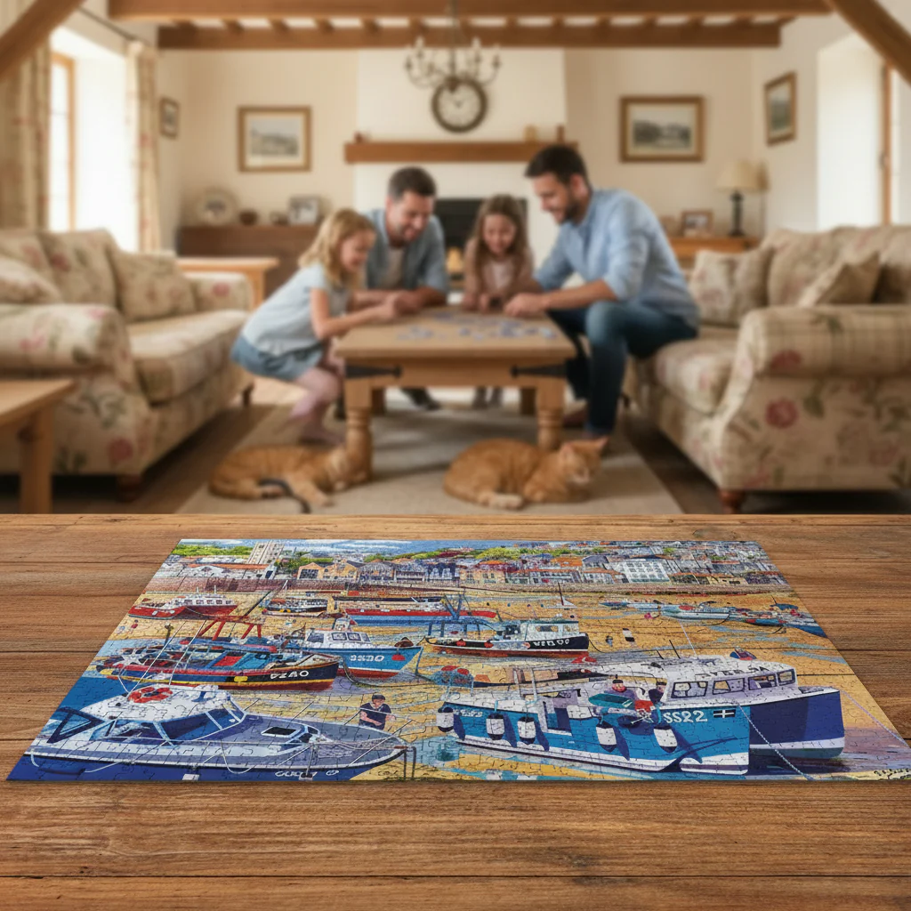 Gibsons 1000 Piece Jigsaw Puzzle - Sand At St Ives - Image 3