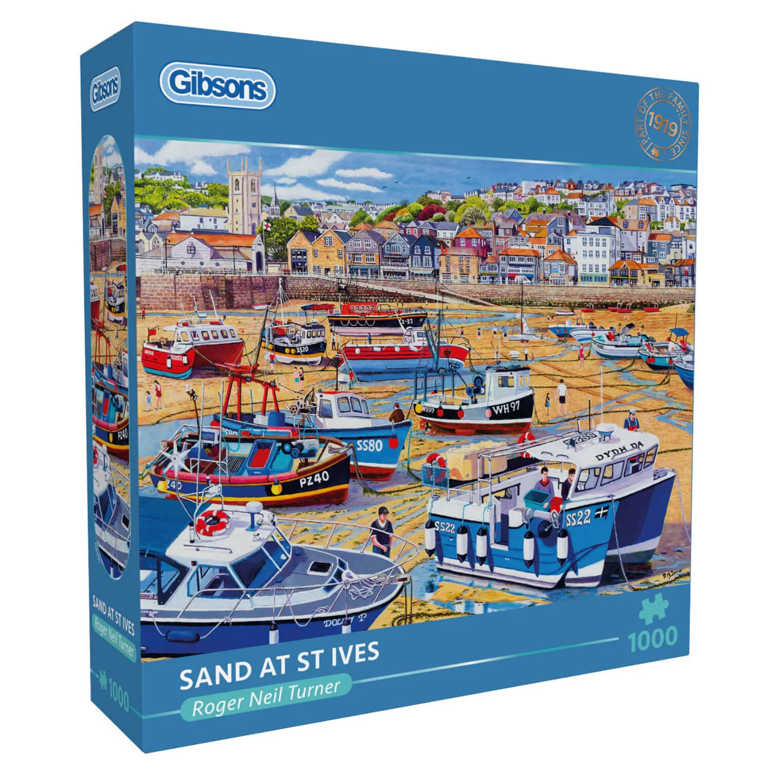 Gibsons 1000 Piece Jigsaw Puzzle - Sand At St Ives - Image 4