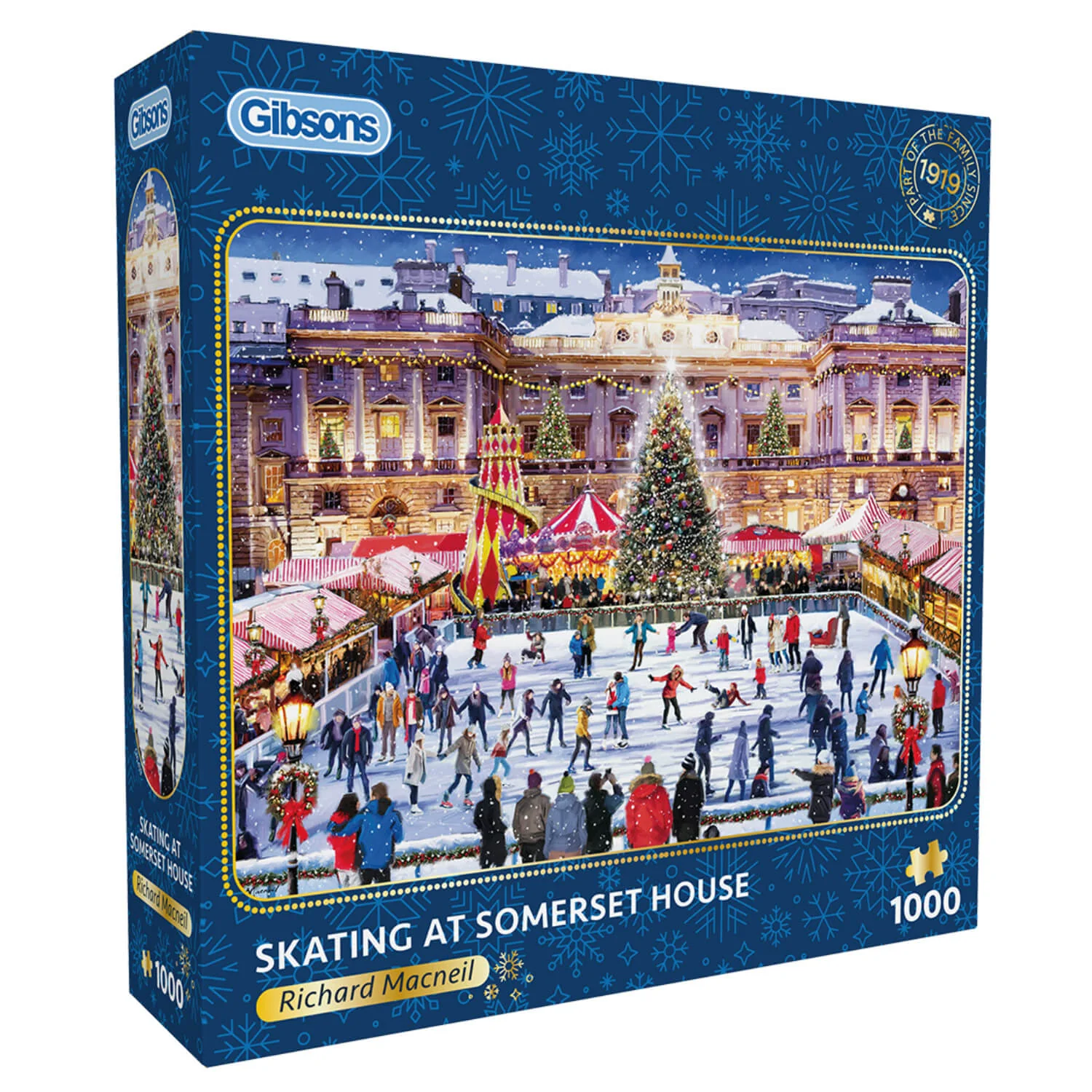 Gibsons 1000 Piece Jigsaw Puzzle - Skating At Somerset House - Image 2
