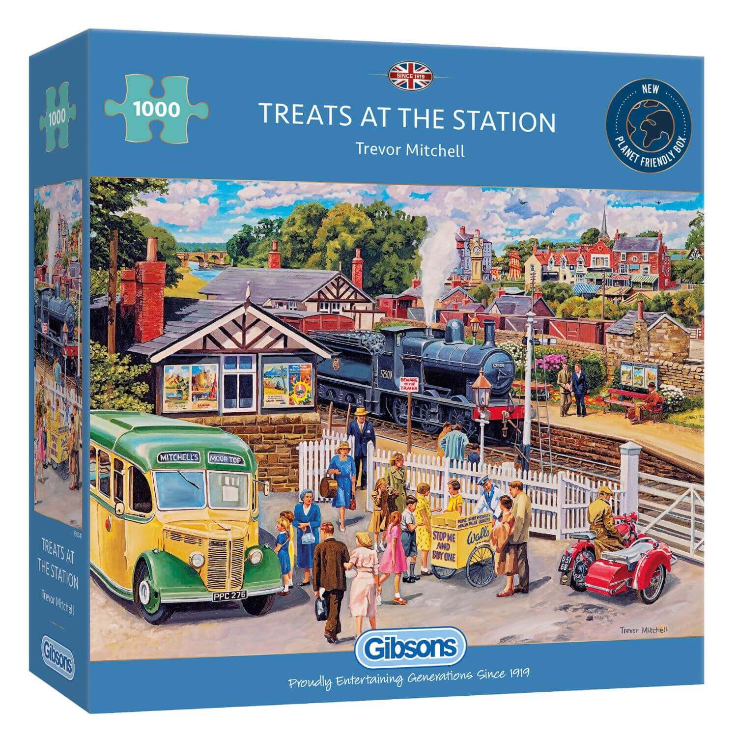 Gibsons 1000 Piece Jigsaw Puzzle - Treats At The Station - Image 2