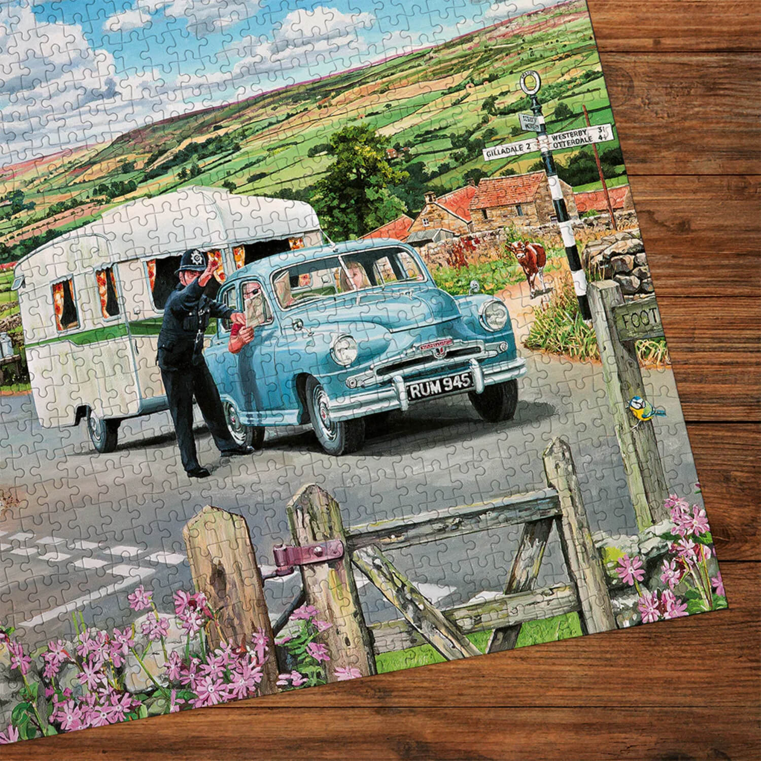Gibsons 1000 Piece Jigsaw Puzzle - Which Way To The Campsite? - Image 3