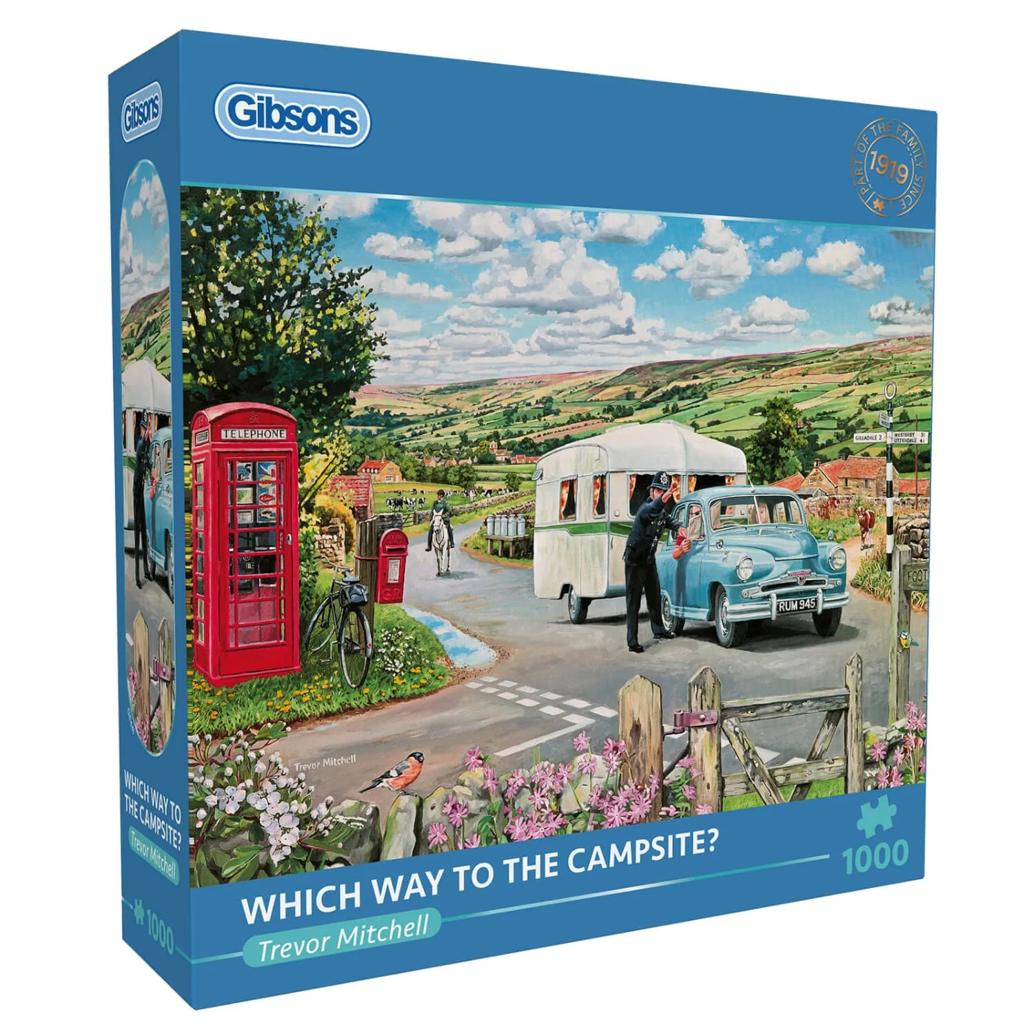 Gibsons 1000 Piece Jigsaw Puzzle - Which Way To The Campsite? - Image 5